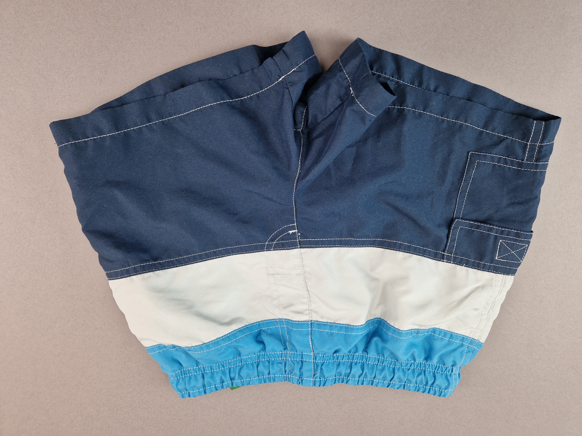 Badeshort Gr. 128 Aldi blau/hellgrau