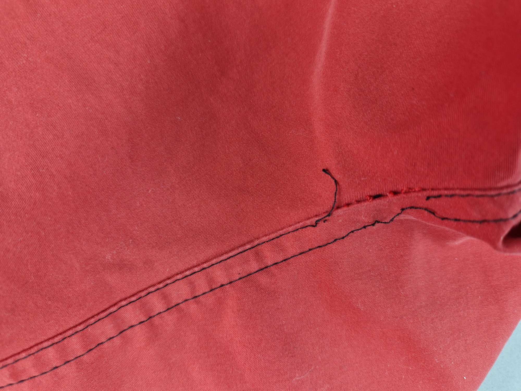 Badeshorts Gr. 146 Jako-o rot mit Krabbe und Schwimmzeichenaufnäher