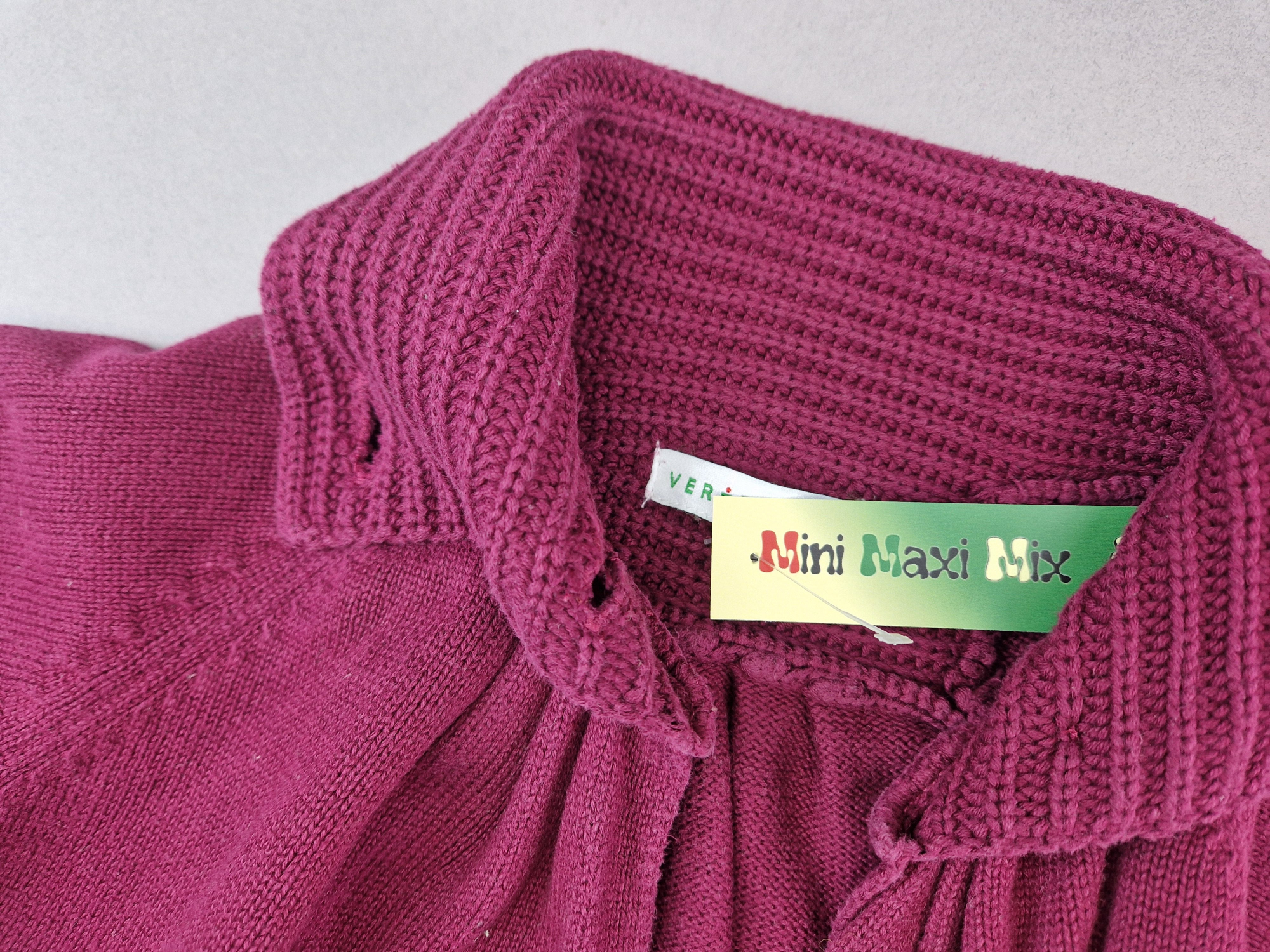 Strickjacke Gr. 152 Vertbaudet bordeaux Bolero langarm