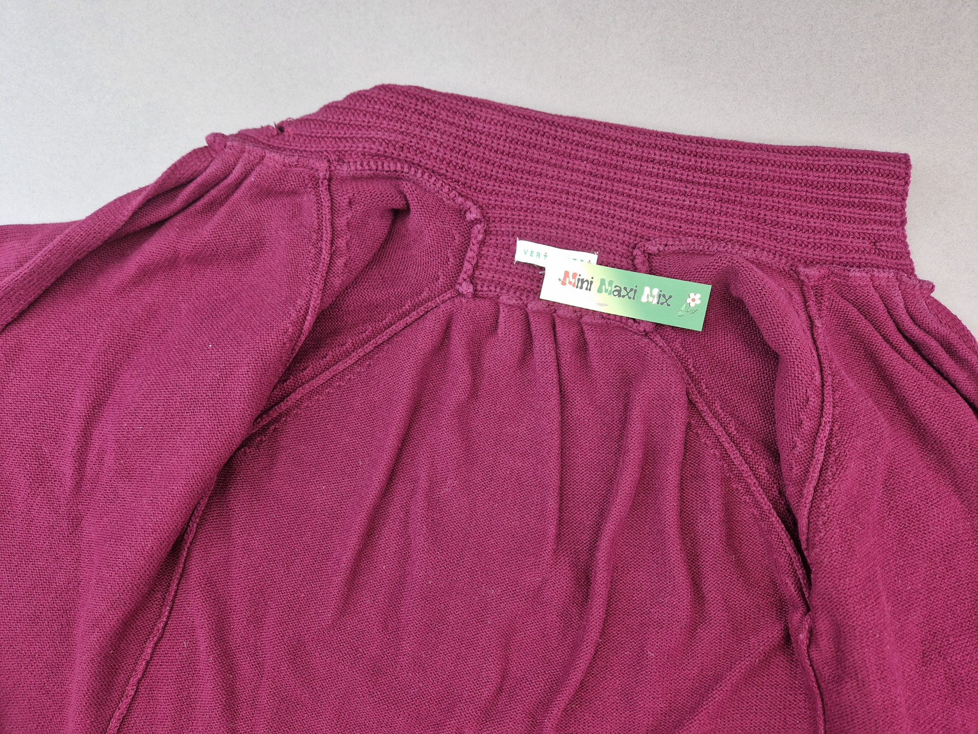 Strickjacke Gr. 152 Vertbaudet bordeaux Bolero langarm