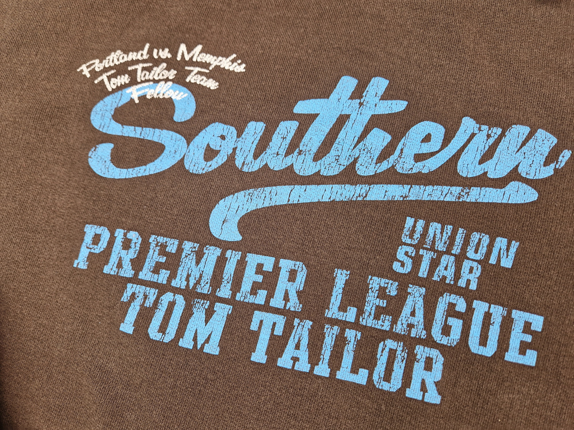 Sweatshirt Gr. 140/146 Tom Taylor dunkelbraun premier league