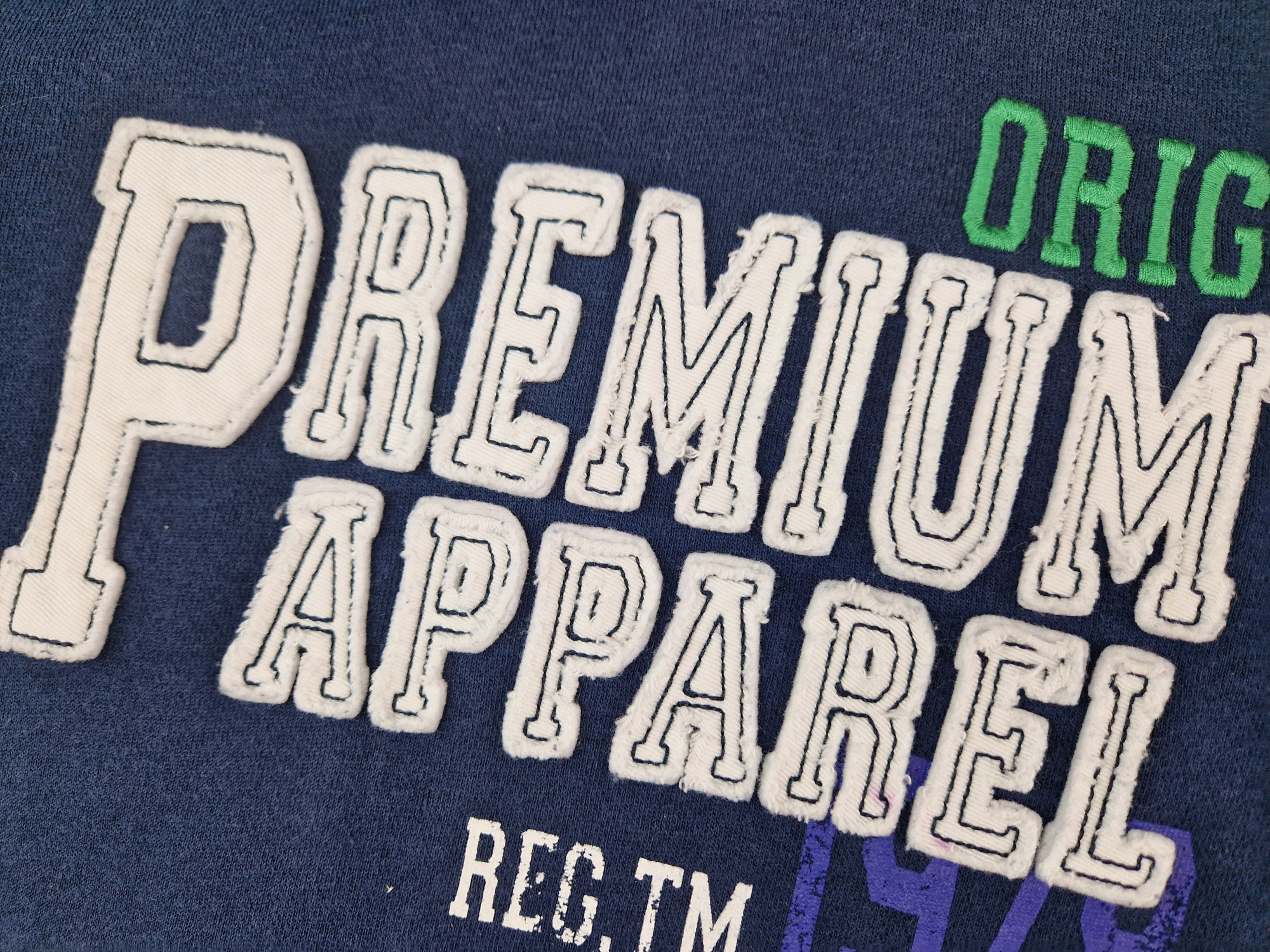 Kaputzensweatshirt Gr. 134/140 dunkelblau Premium Bauchtasche