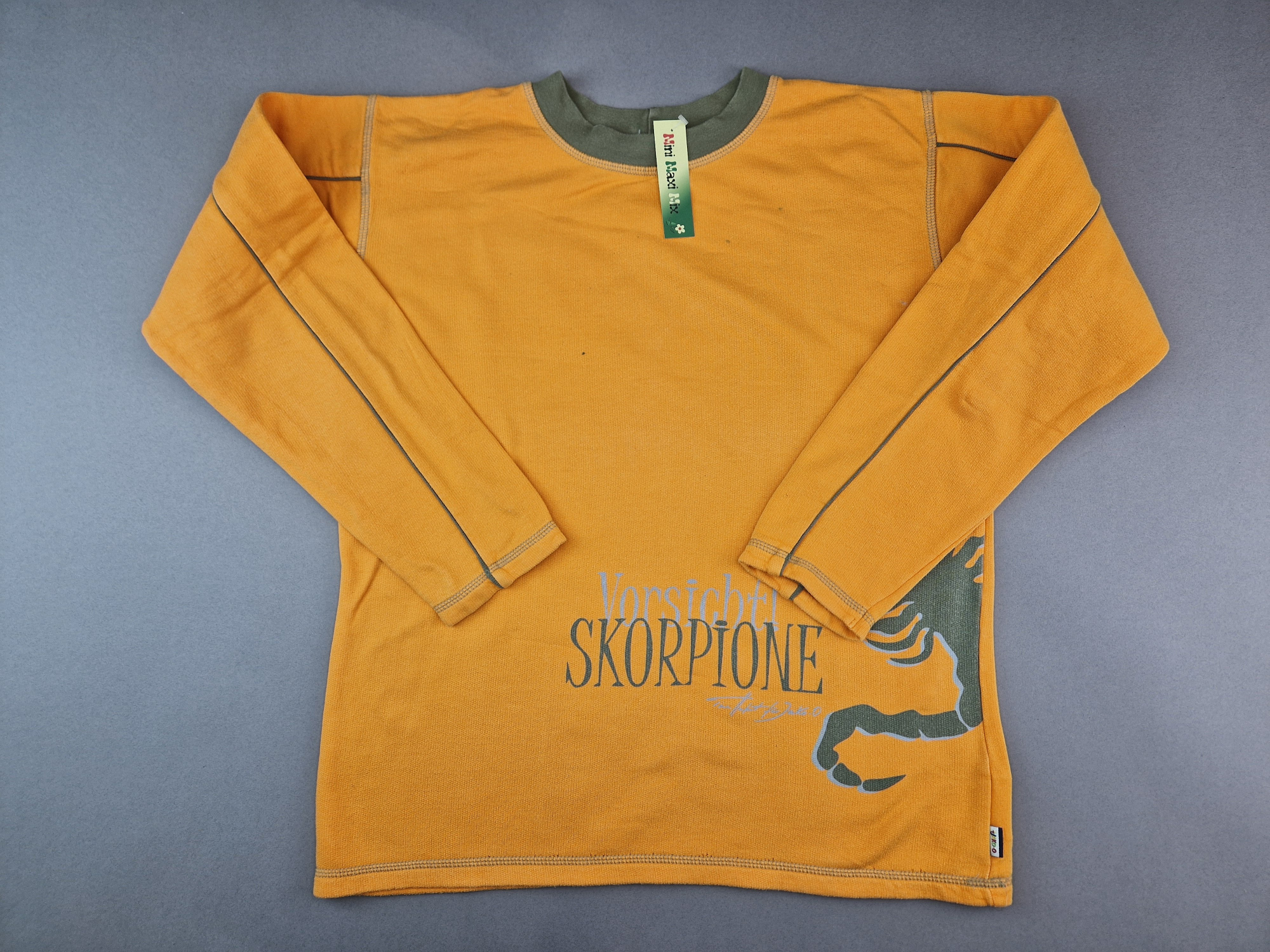 Sweatshirt Gr. 152/158 Jako-o orange Skorpion