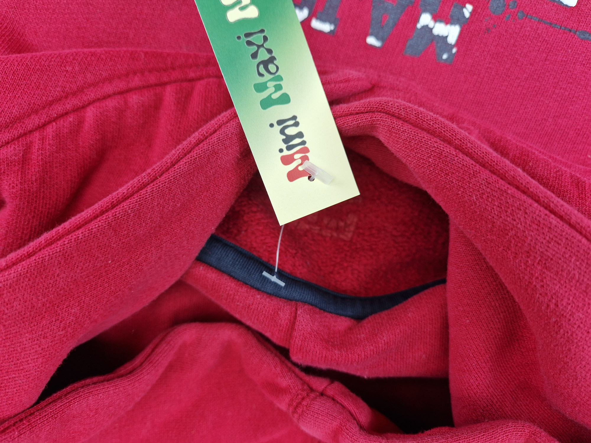 Kaputzenpullover Gr. 146/152 Fitz rot langarm Major Atlantic