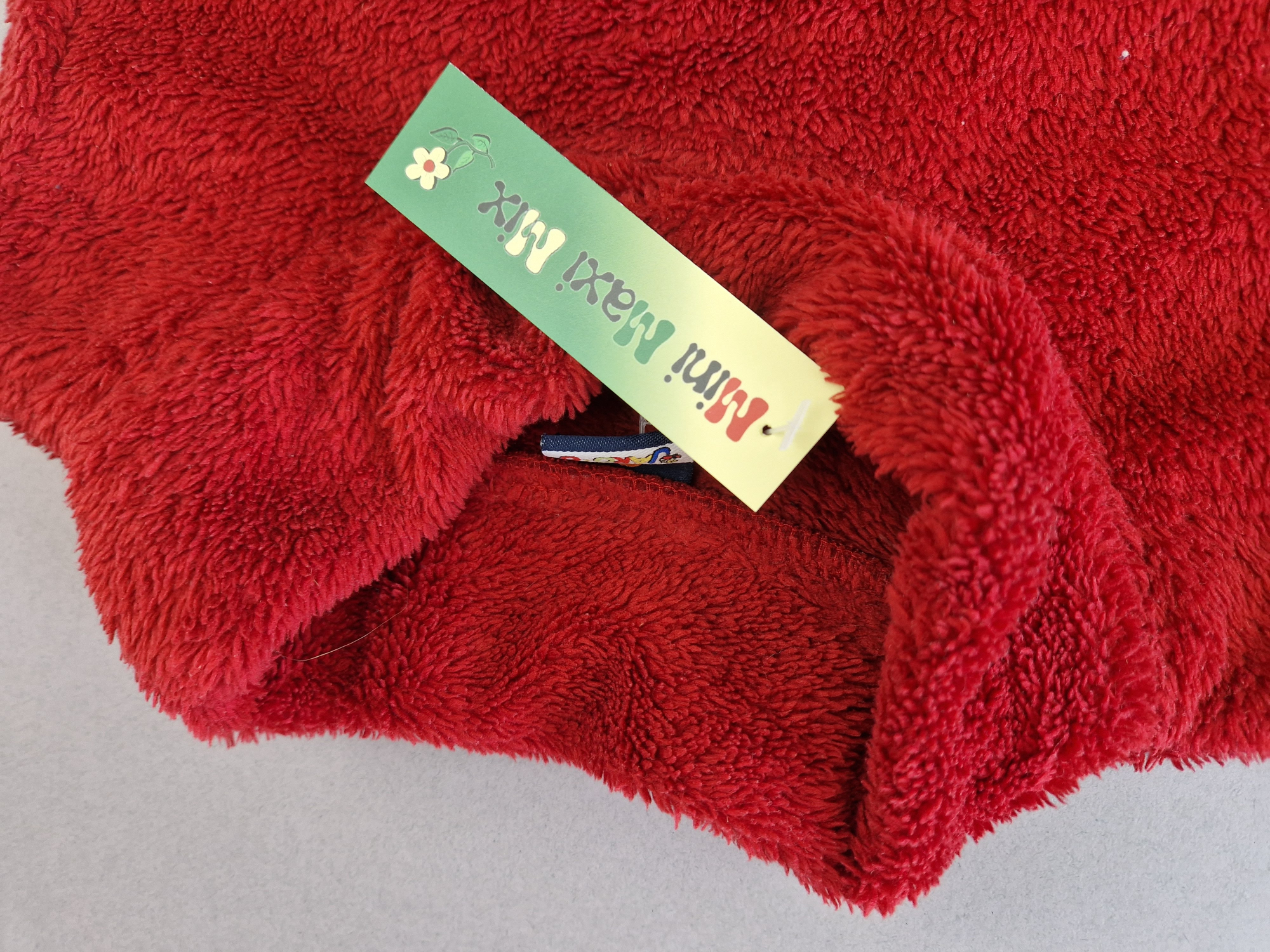 Kuschelfleeceweste Gr. 128 Jako-o bordeaux rot