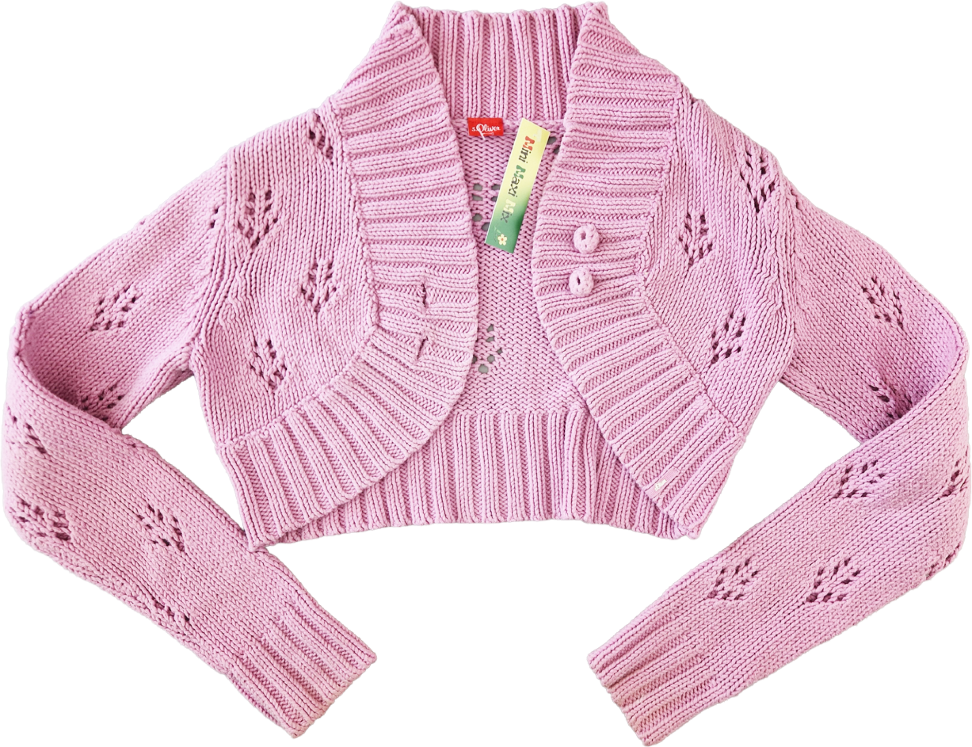 Bolerostrickjacke Gr. 152 s.Oliver fliederfarben