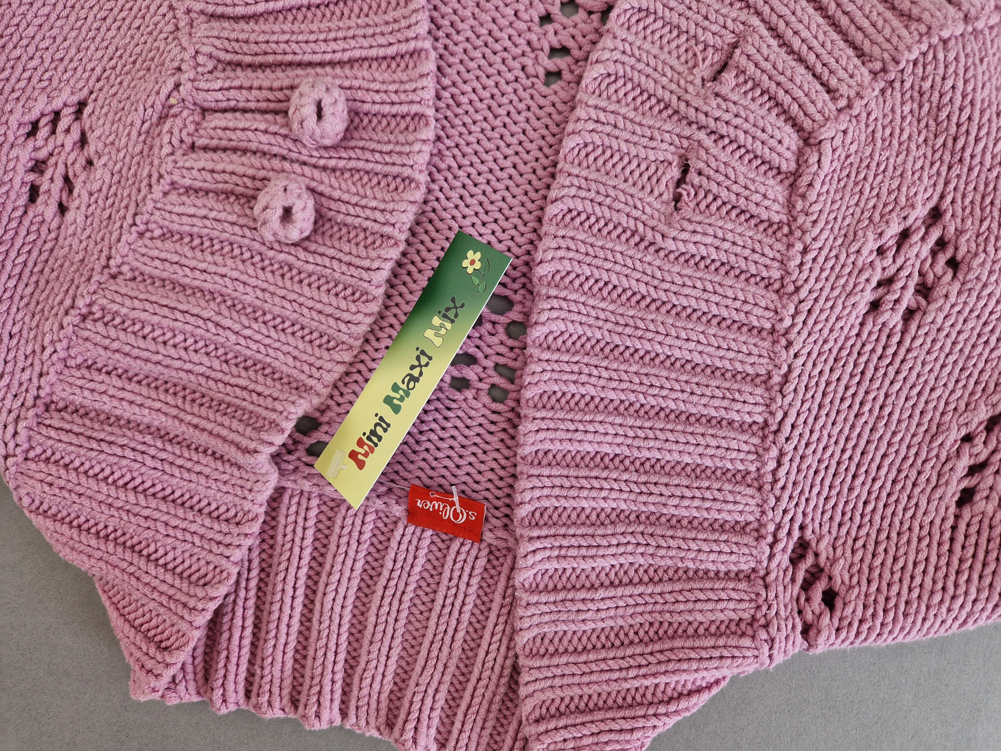 Bolerostrickjacke Gr. 152 s.Oliver fliederfarben
