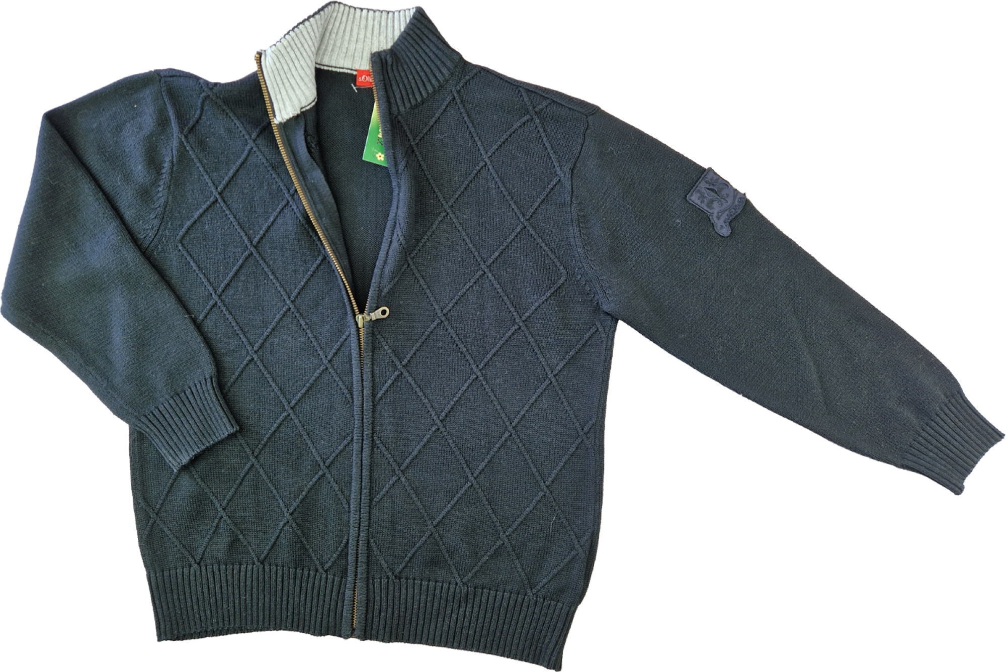 schicke Strickjacke Gr. 152 s.Oliver schwarz Anzug