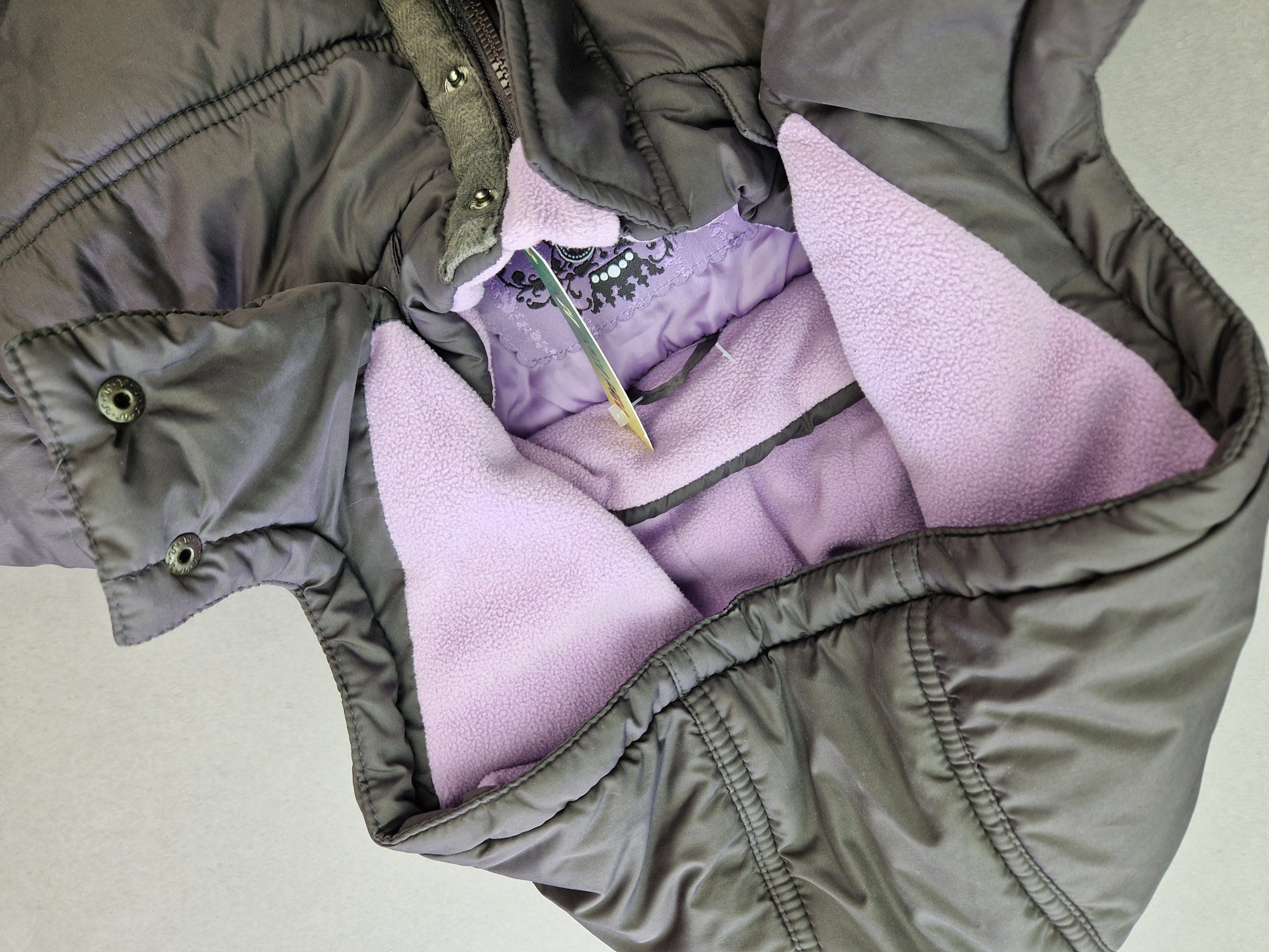 Wintersteppjacke Gr. 152 TCM bordeaux flieder leicht Mantel