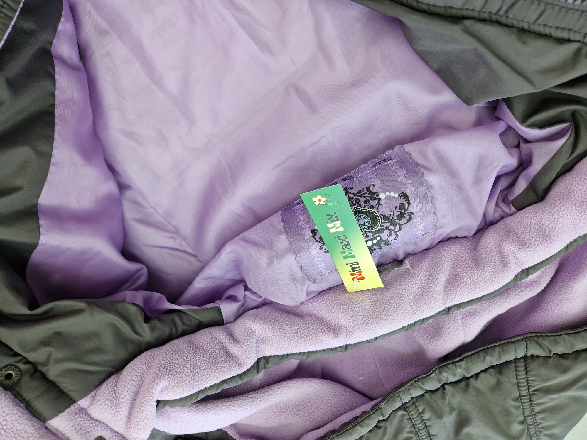 Wintersteppjacke Gr. 152 TCM bordeaux flieder leicht Mantel