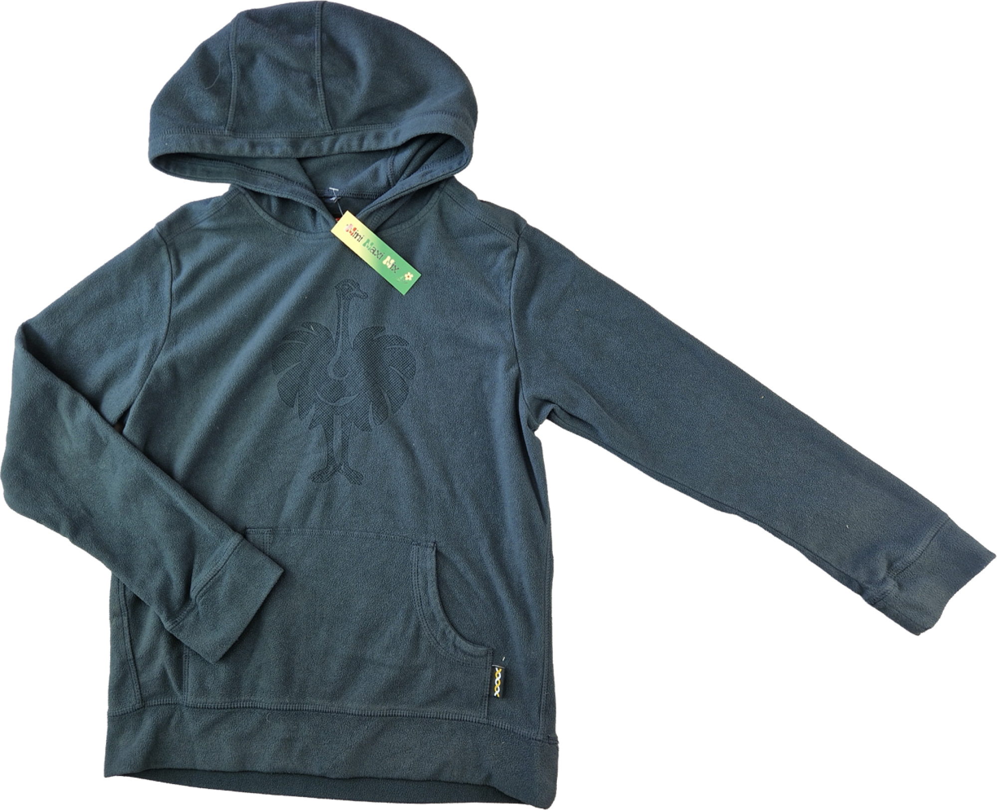 Fleecepullover Gr. 146/152 Engelberth Strauss langarm dunkelgrau