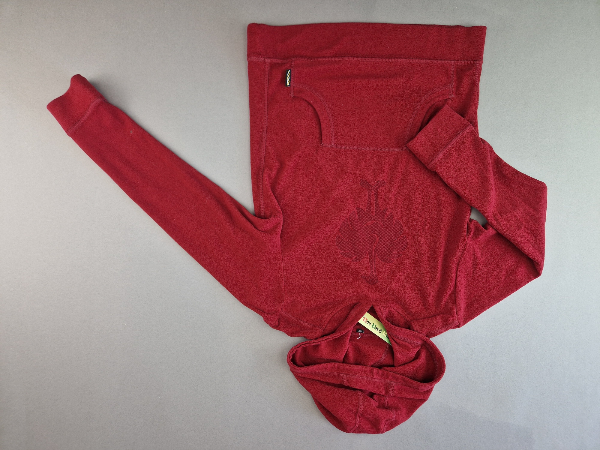 Fleecepullover Gr. 158/164 Engelberth Strauss bordeaux mit Kaputze