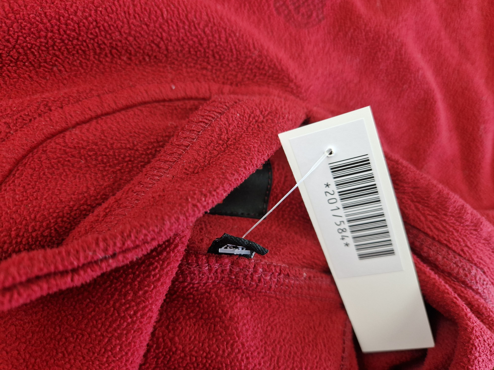 Fleecepullover Gr. 158/164 Engelberth Strauss bordeaux mit Kaputze