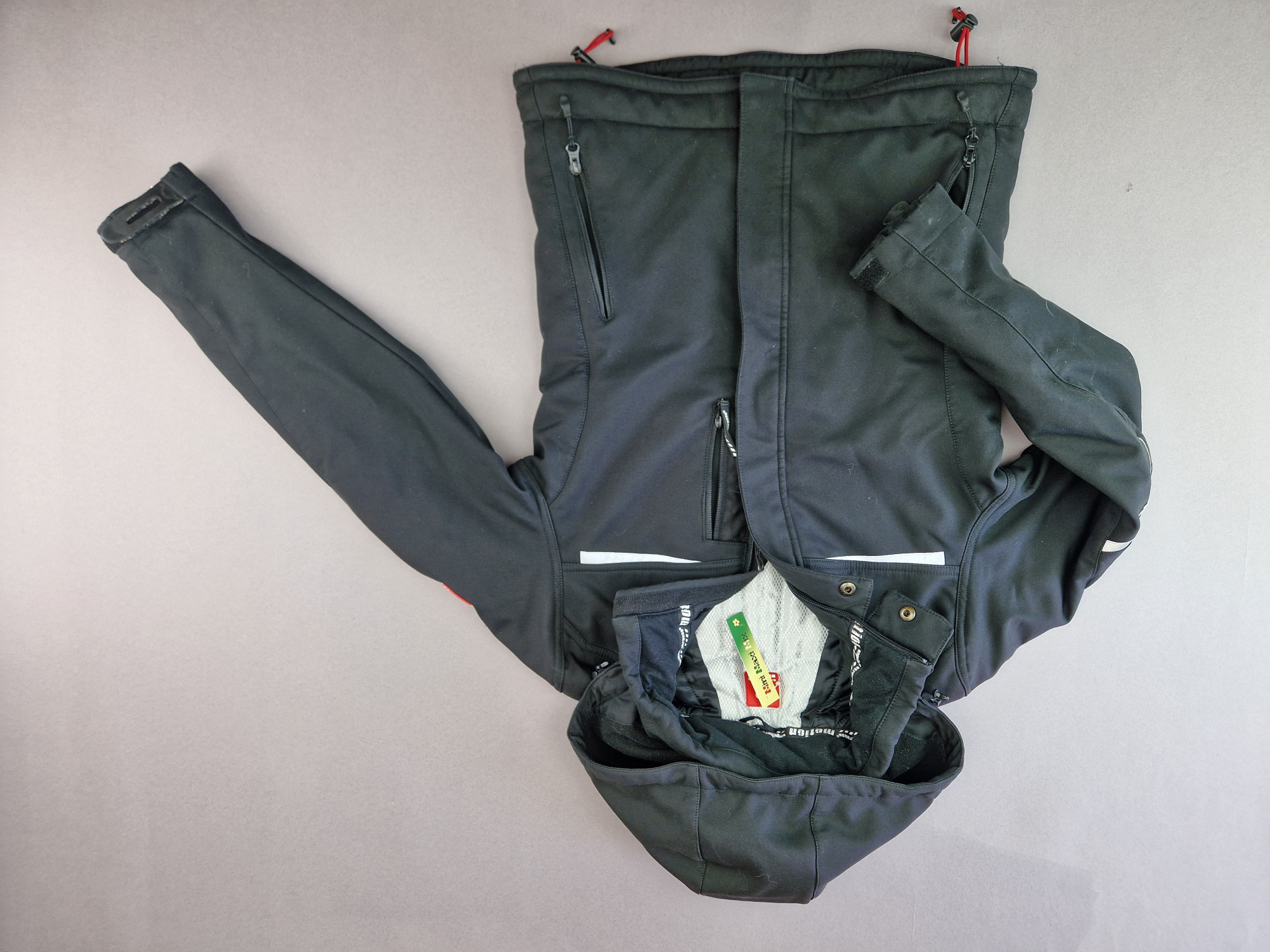 wattierte Softshelljacke Gr. 158/164 Engelberth Strauss schwarz Reflektoren, Arbeitsjacke