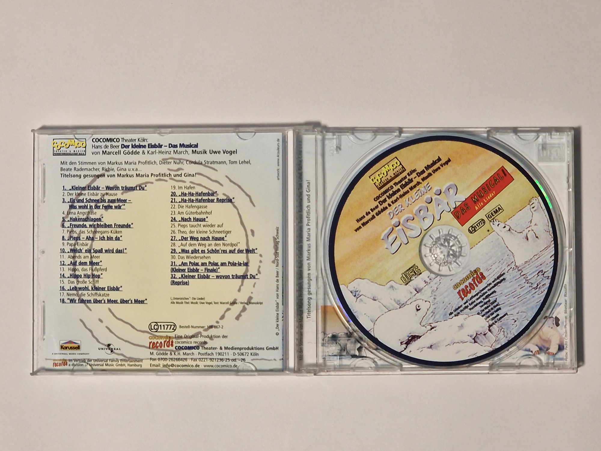 CD – Der kleine Eisbär – Das Musical