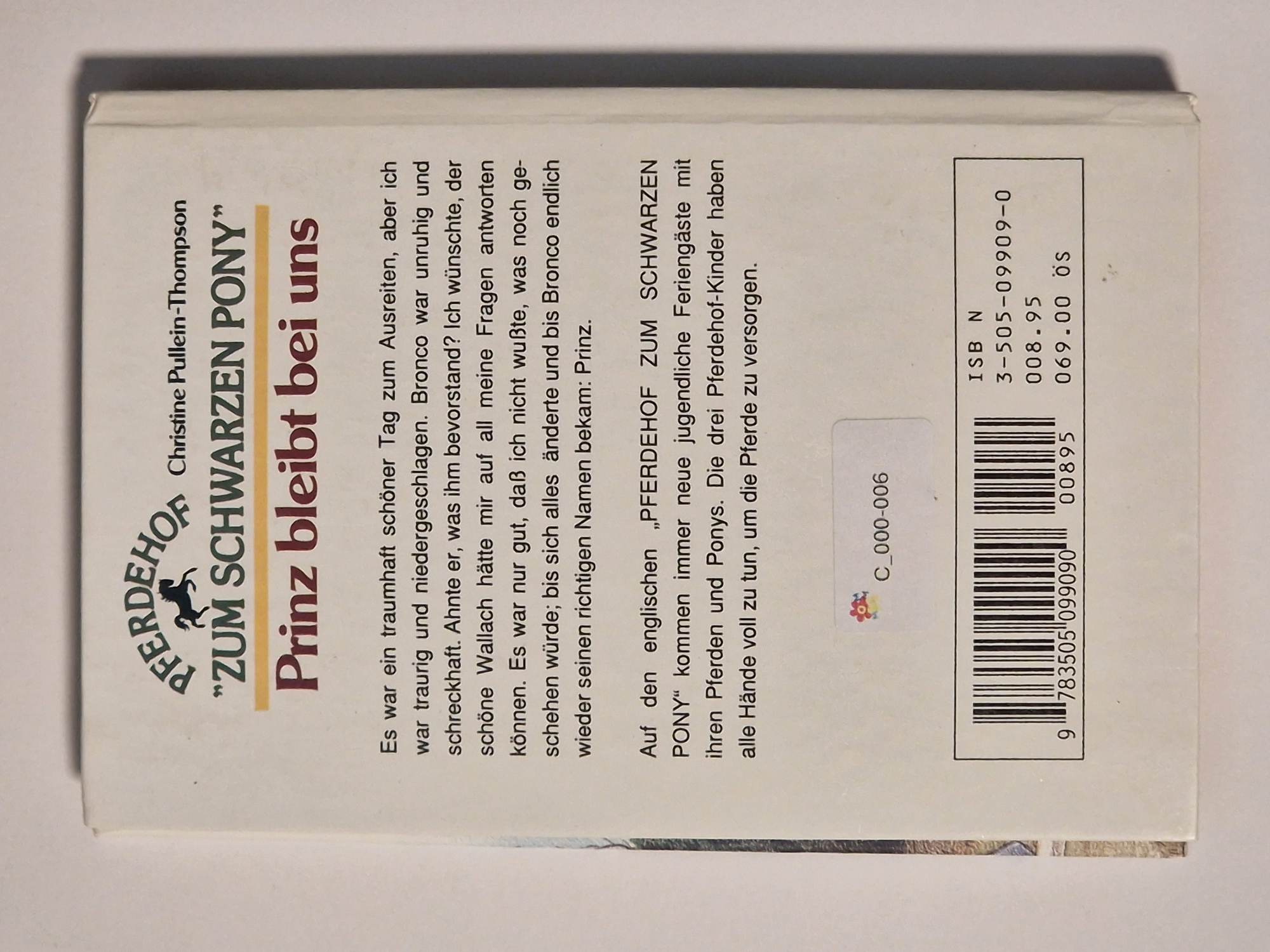 Pferdehof Zum schwarzen Pony – Prinz bleibt bei uns