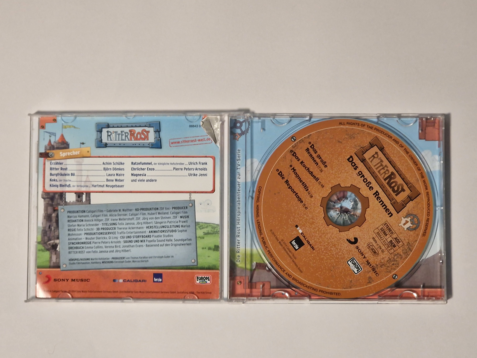 CD – Hörspiel Ritter Rost – Das große Rennen Nr. 1