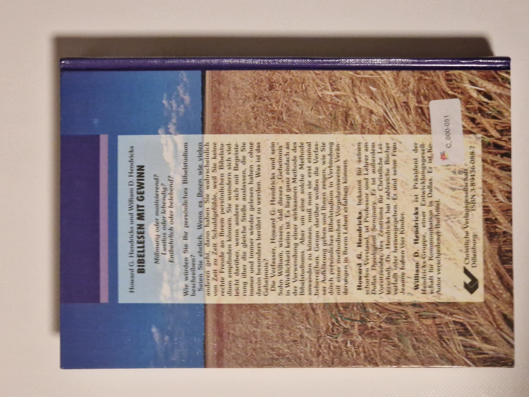 Bibellesen mit Gewinn – Howard G. Hendricks und William D. Hendricks