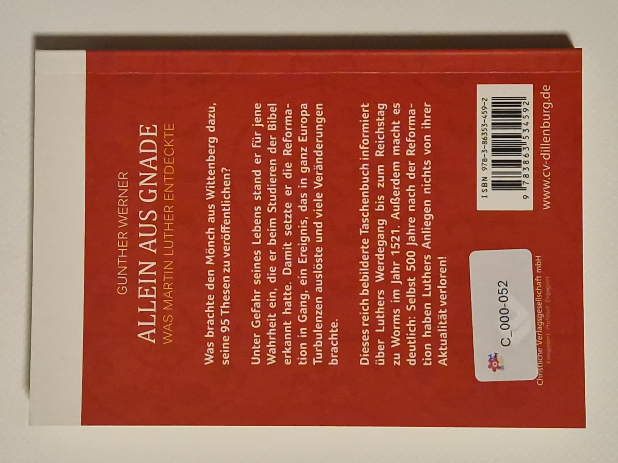 Allein aus Gnade – Was Martin Luther entdeckte – Gunterh Werner