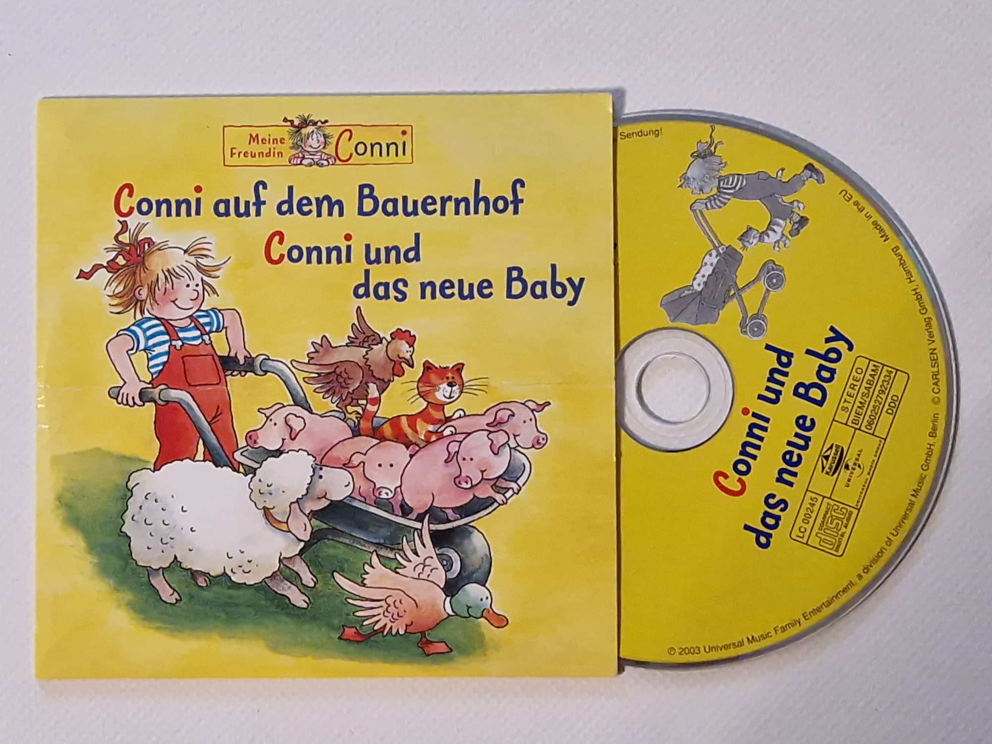 Conni auf dem Bauernhof/ Conni und das neue Baby – Hörspiel CD