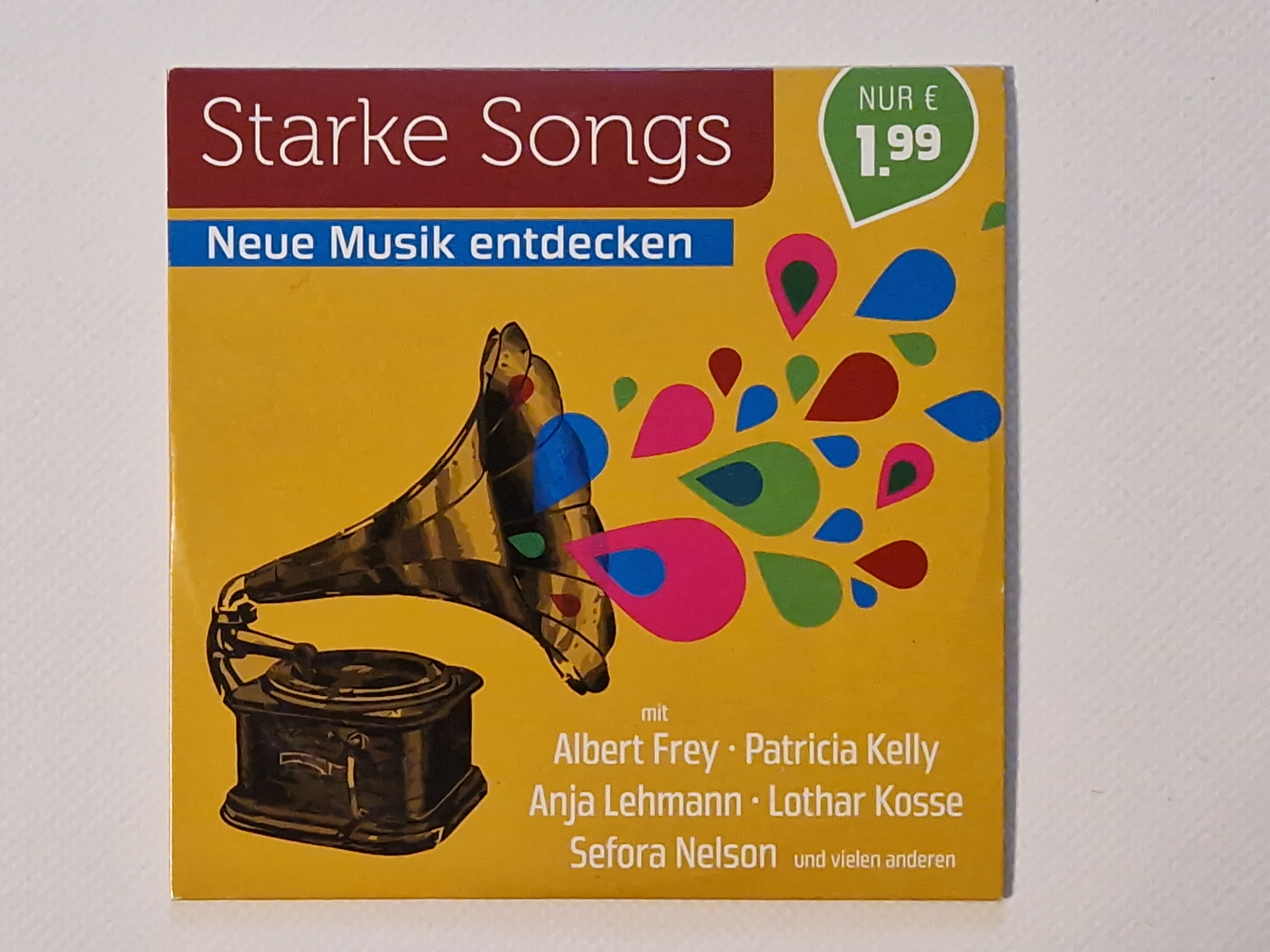Starke Songs – Neue Musik entdecken, Albert Frey, Patricia Kelly usw.