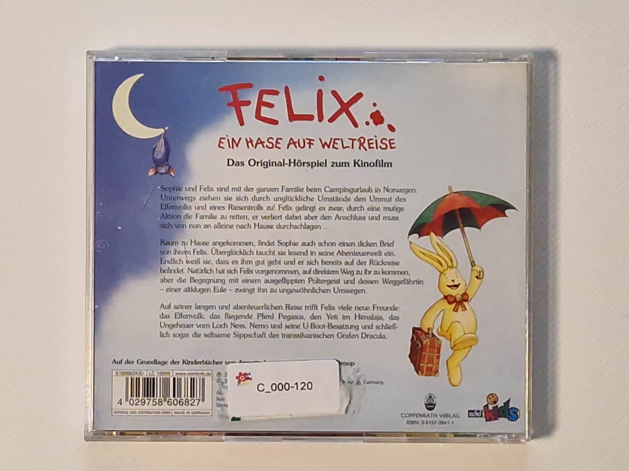 Felix – ein Hase auf Weltreise – Das Originalhörspiel zum Kinofilm