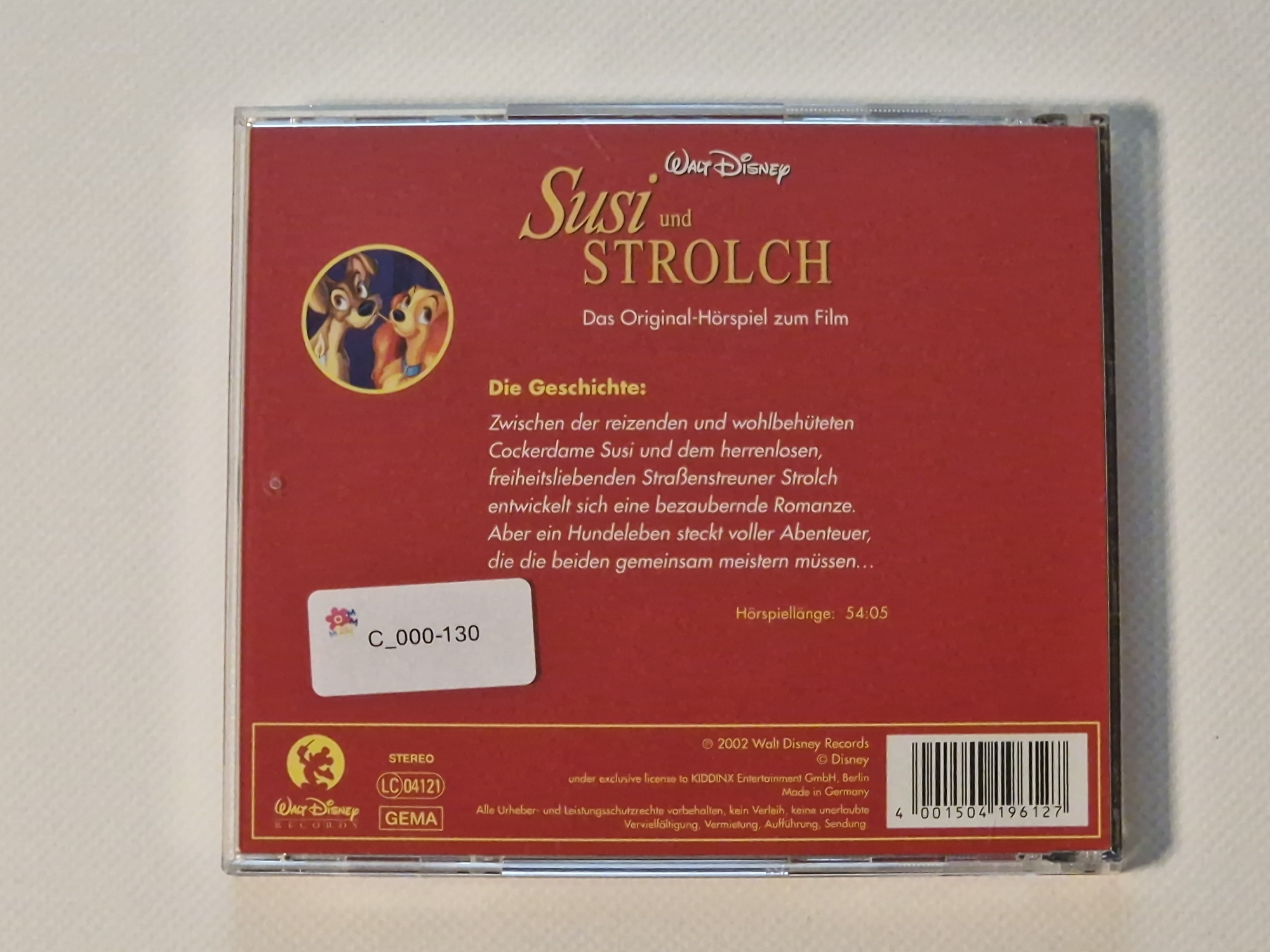 Susi und Strolch – Das Original Hörspiel zum Film