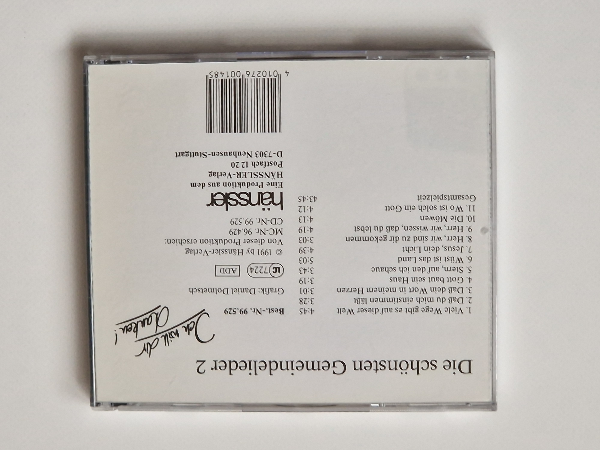 Die schönsten Gemeindelieder 2 – Ich will Dir danken