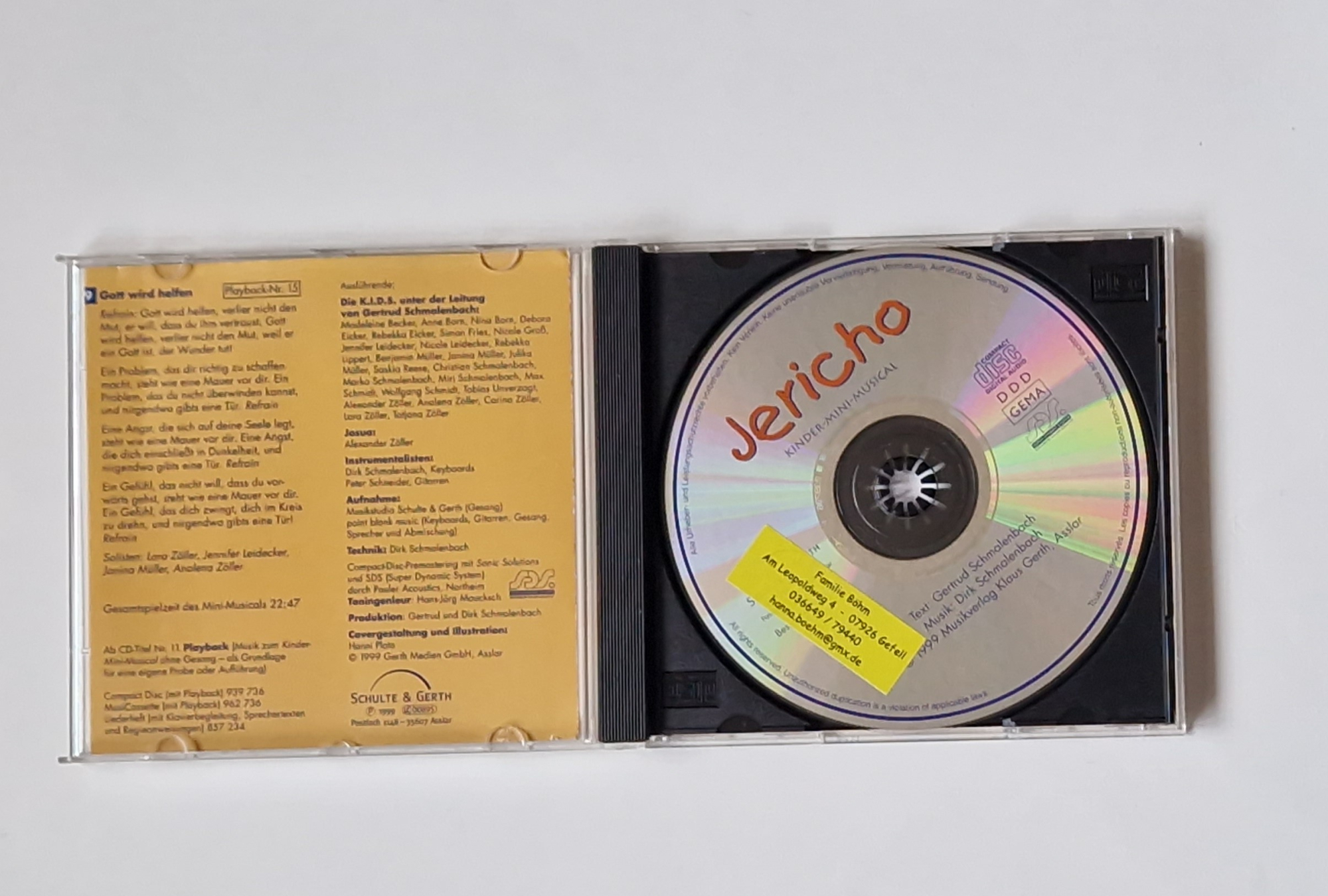 Jericho – Kinder-Mini-Musical – Gertrud und Dirk Schmalenbach