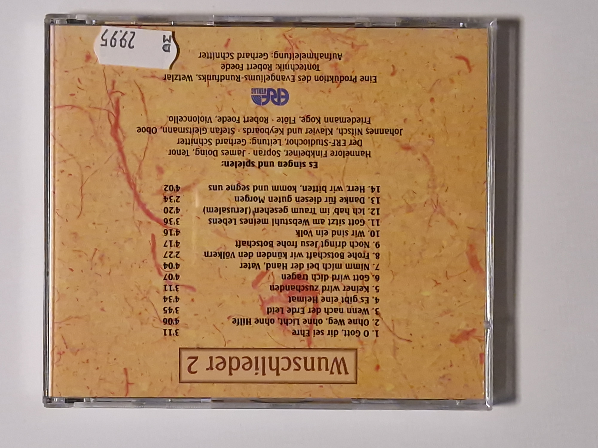 Wunschlieder 2 – ERF – Studiochor- und Orchester