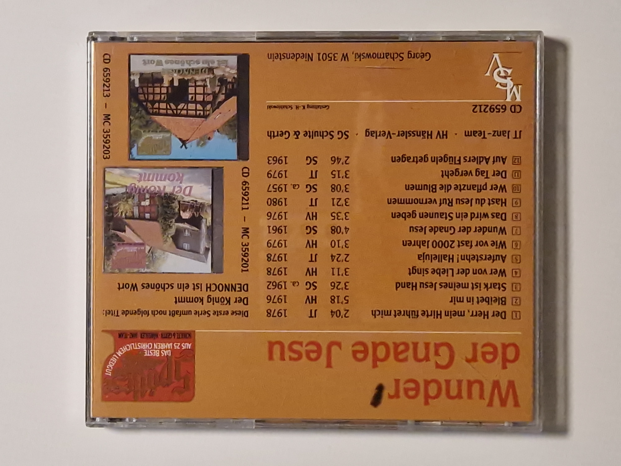 Wunder der Gnade Jesu – Das Beste aus 25 Jahren christlichem Liedgut