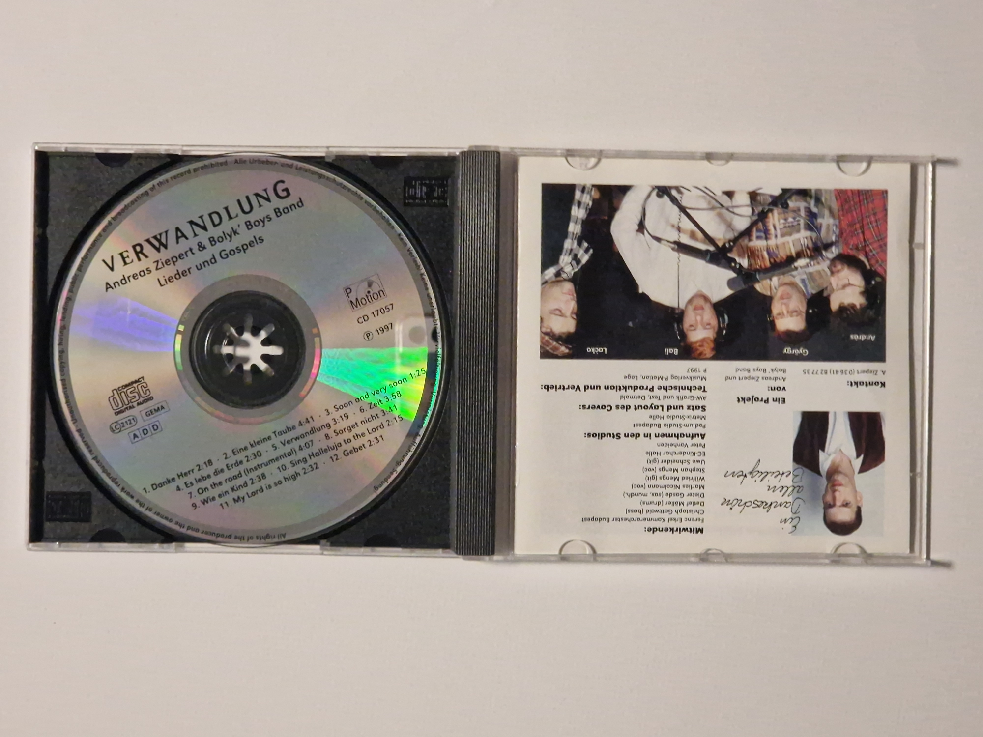 Verwandlung – Andreas Ziepert & Bolyk´Boys Band