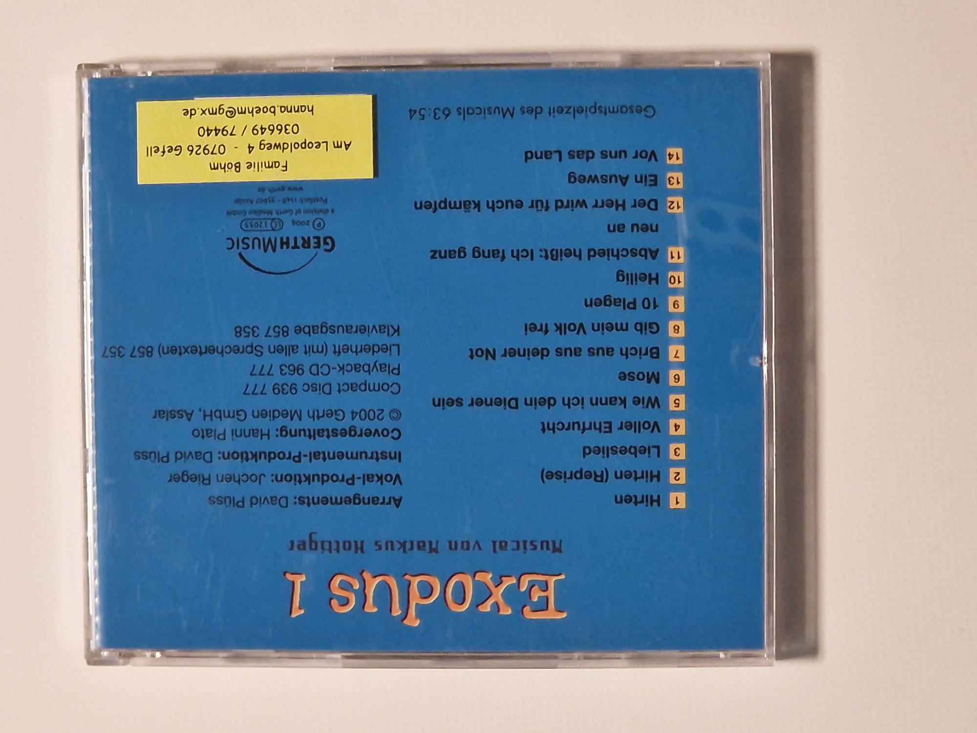 Exodus 1 – Musical von Markus Hottiger Adonia