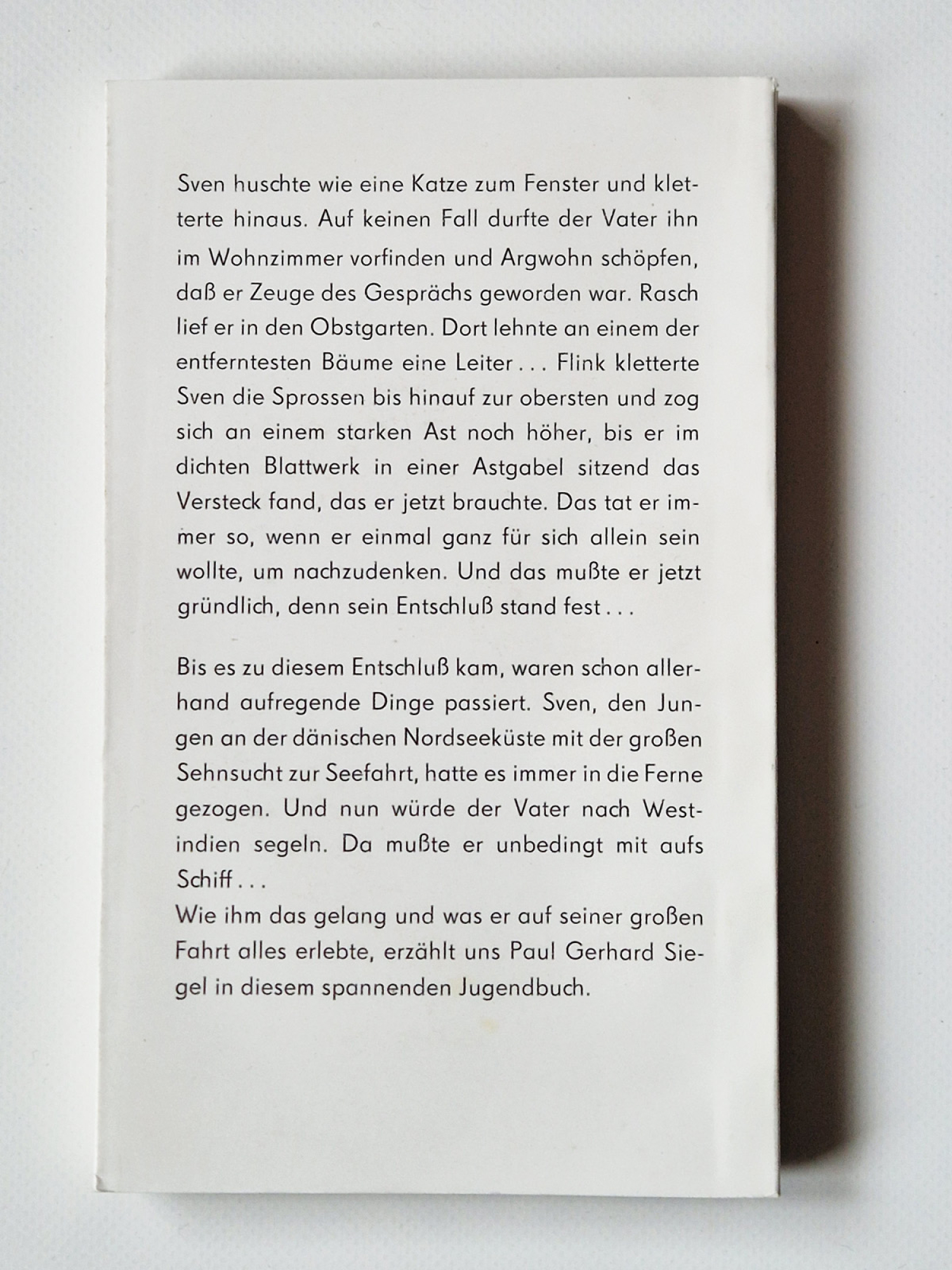 Sven auf großer Fahrt – Paul Gerhard Siegel