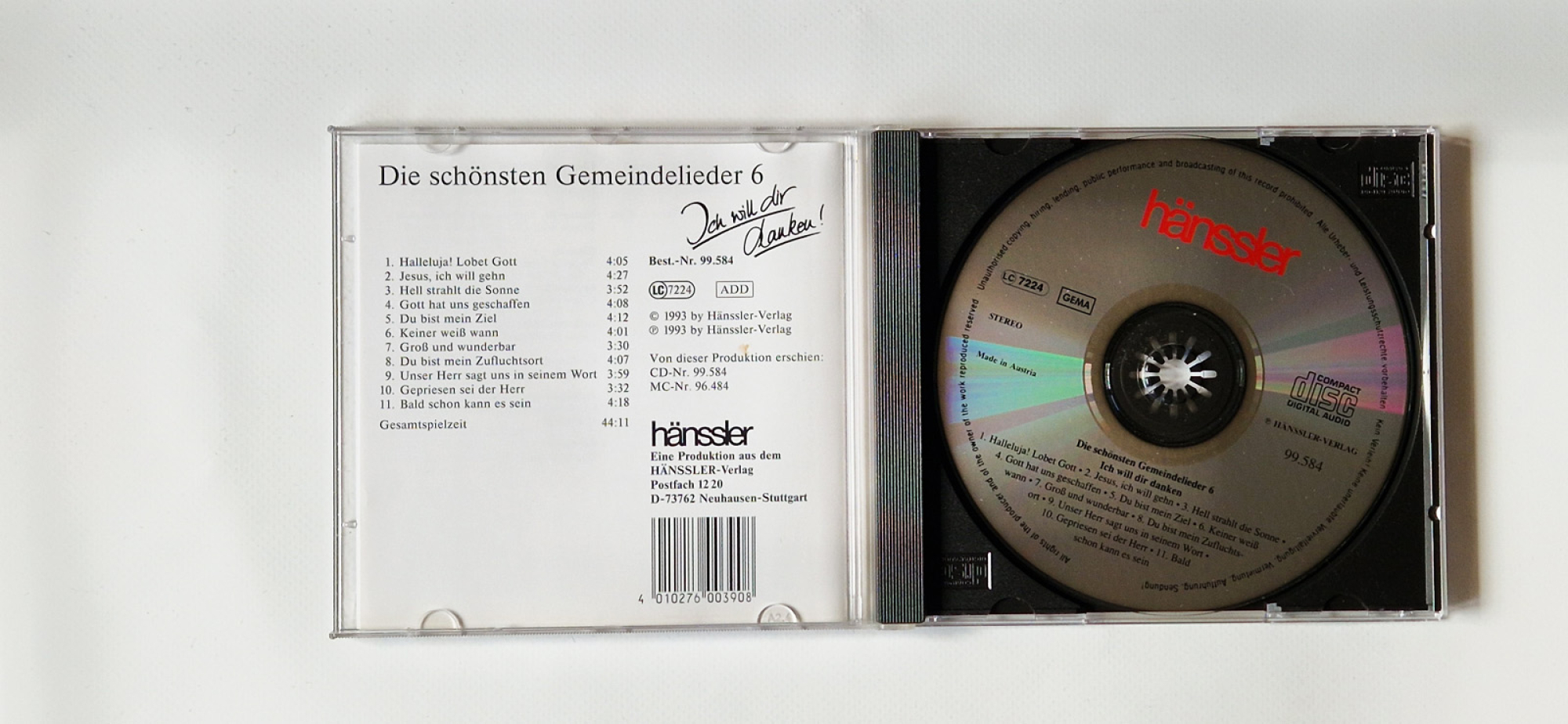 Die schönsten Gemeindelieder 6 – Ich will Dir danken