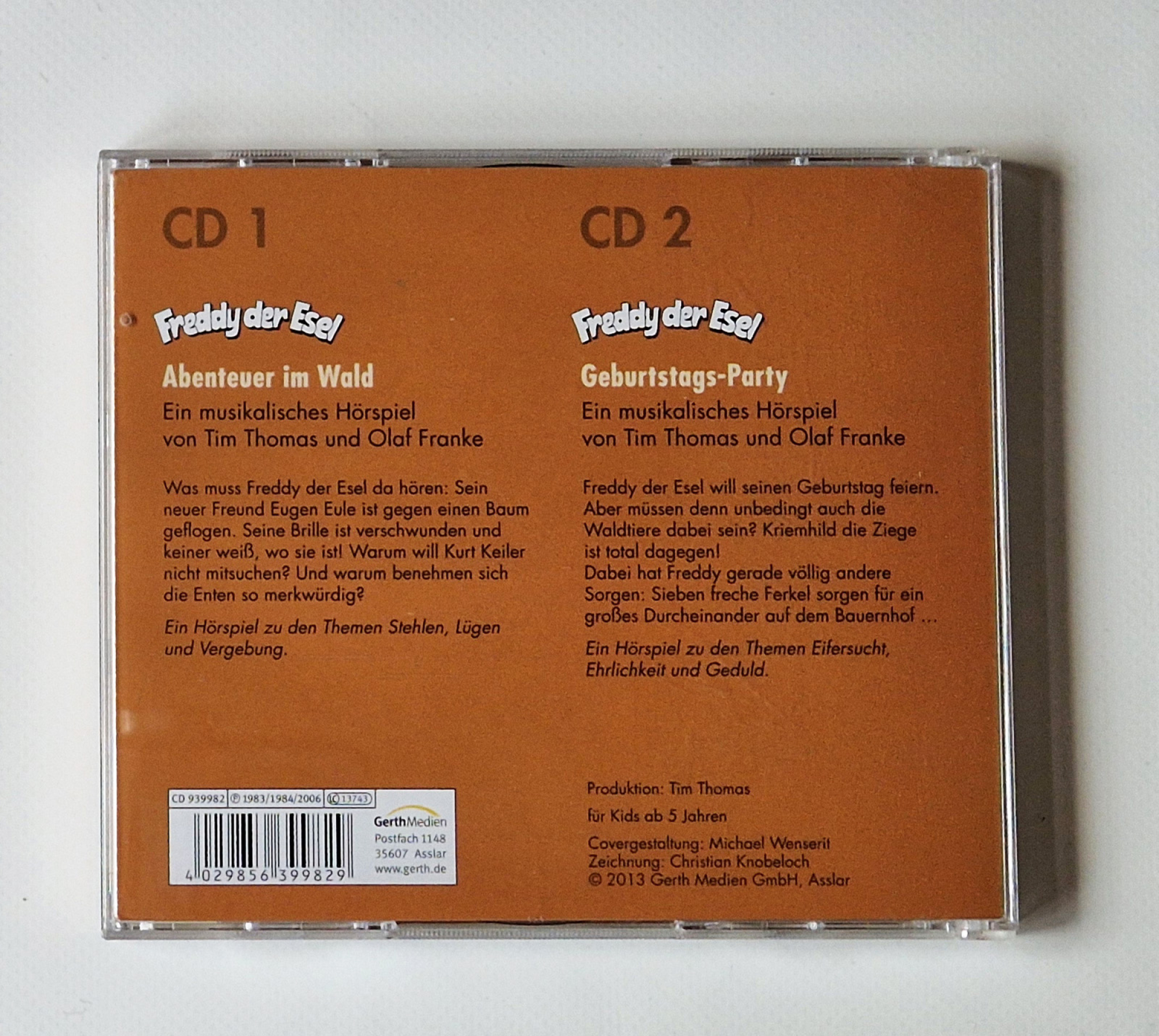 Freddy der Esel – Abenteuer im Wald – Geburtstagsparty 2 Cds