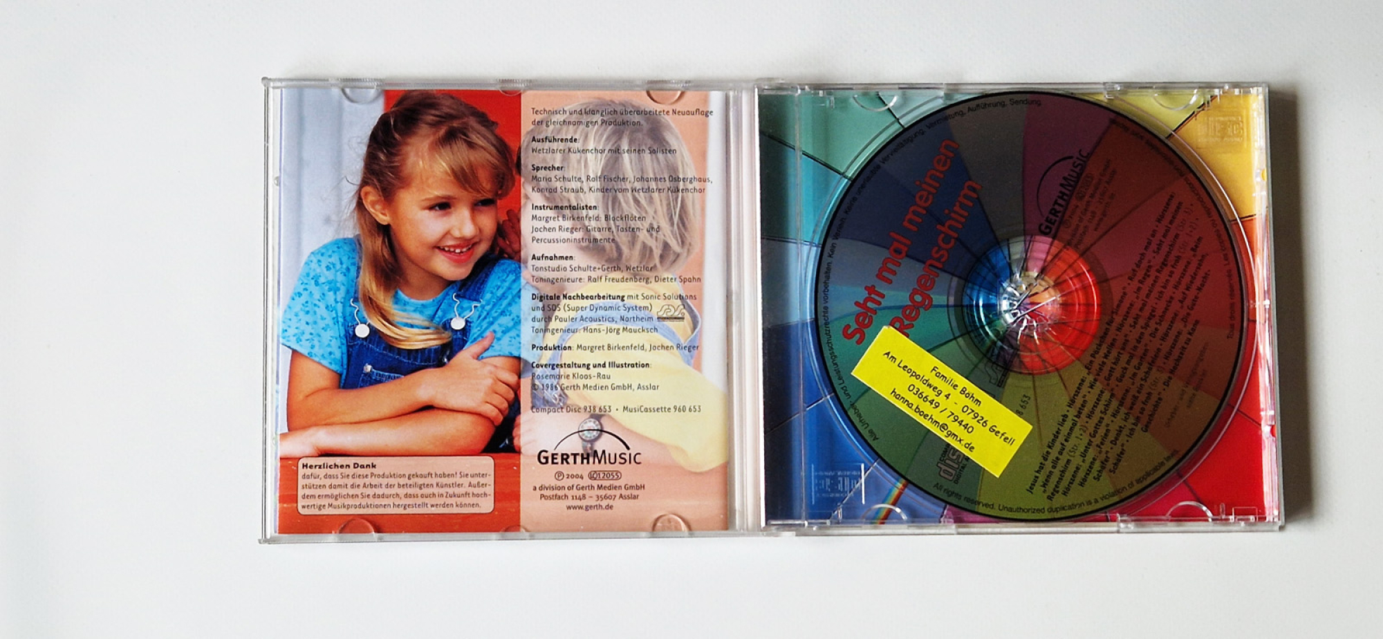 Seht man meinen Regenschirm – Lieder und Geschichten für kleine Leute