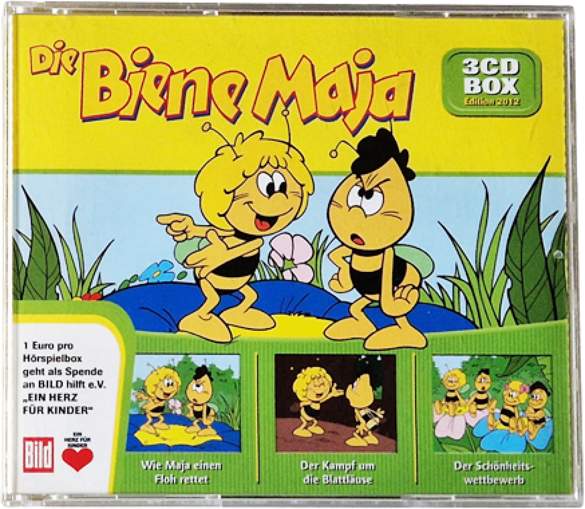 Biene Maja – 3 CD Box Wie Maja einen Floh rettet/ Der Kampf um die Blattläuse/ Der Schönheitswettbewerb