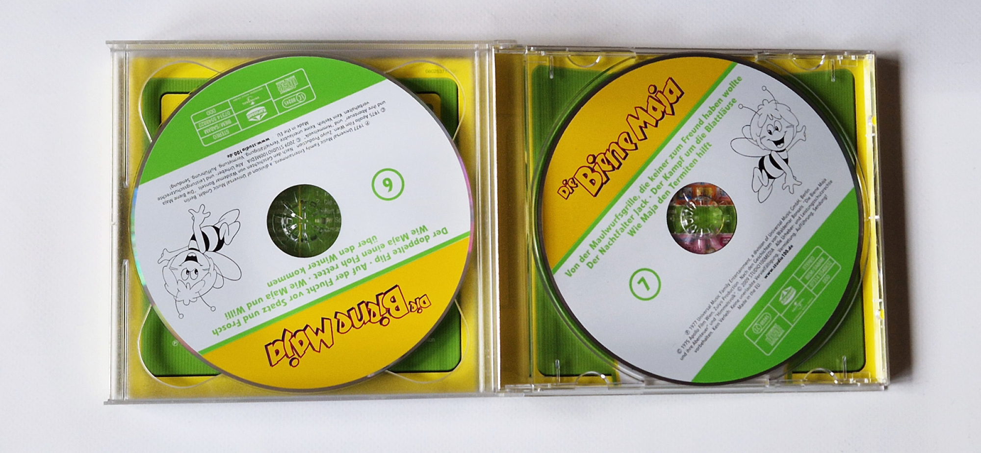 Biene Maja – 3 CD Box Wie Maja einen Floh rettet/ Der Kampf um die Blattläuse/ Der Schönheitswettbewerb