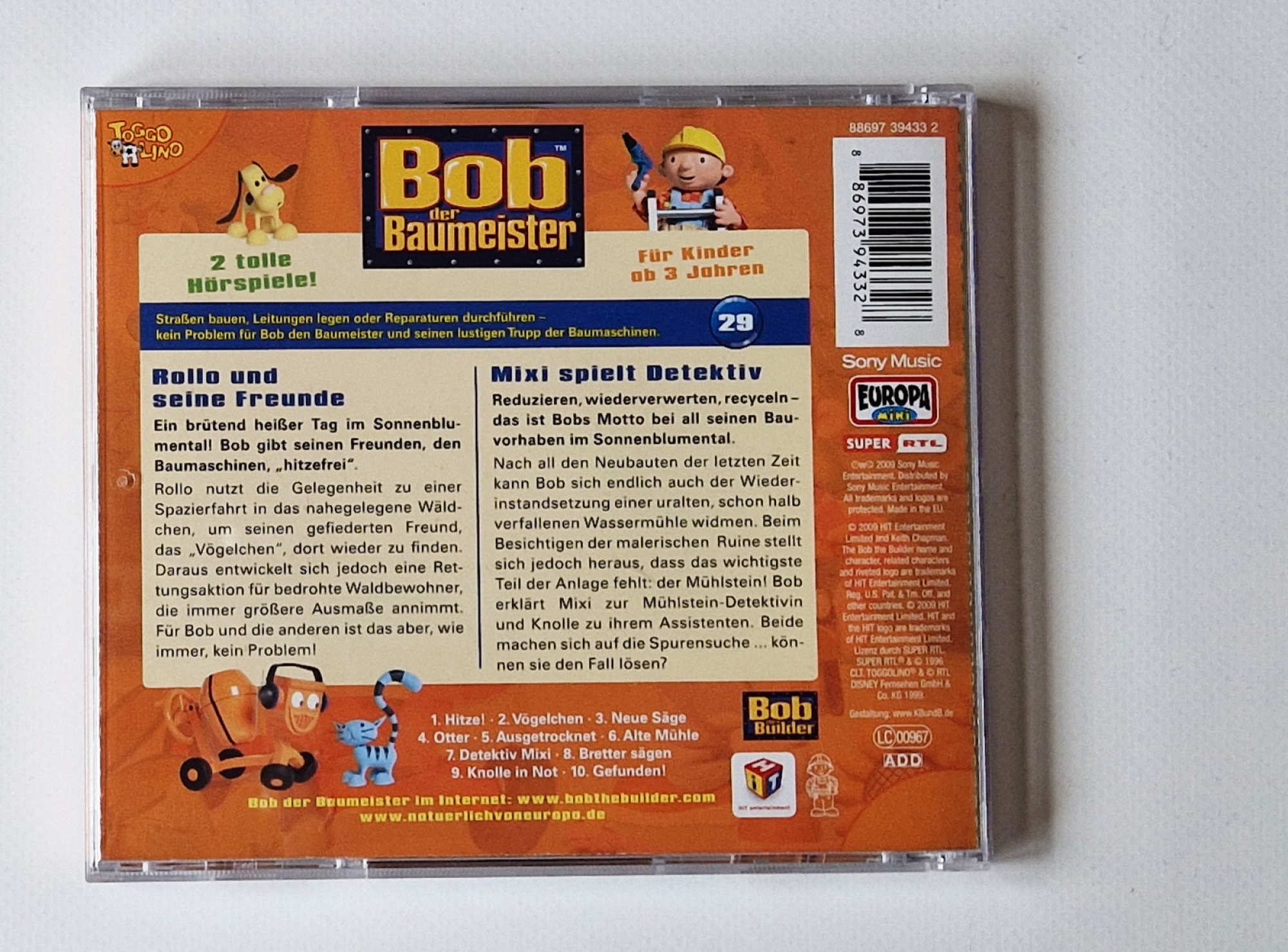 Bob der Baumeister – Mixi spielt Detektiv – 2 tolle Hörspiele