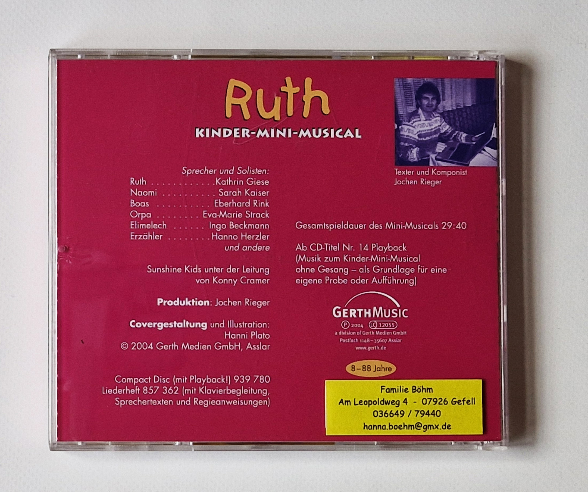 Ruth – Kinder-Mini-Musical – Jochen Rieger