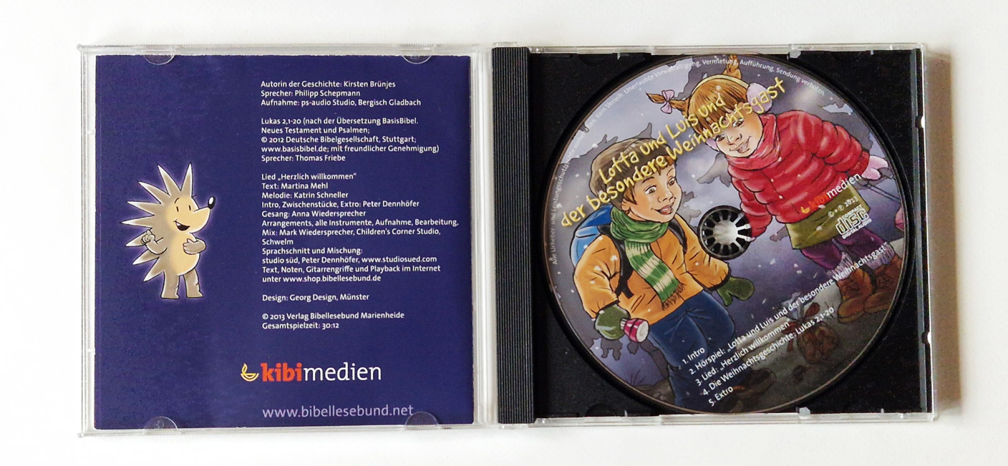 Lotta und Luis und der besondere Weihnachtsgast – Hörspiel mit Lied und Einlegeheft