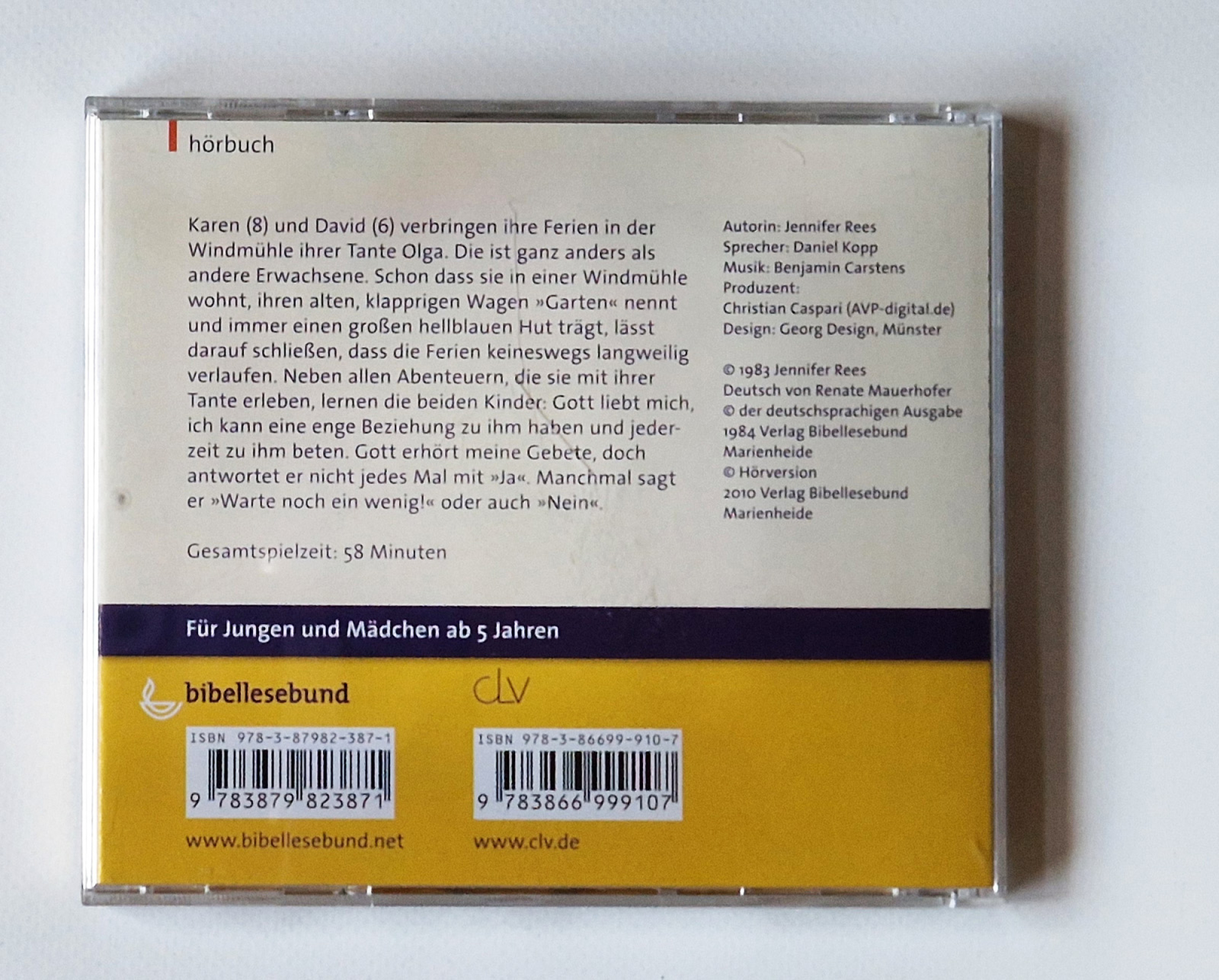 Tante Olgas Windmühle – Jennifer Rees – Hörbuch