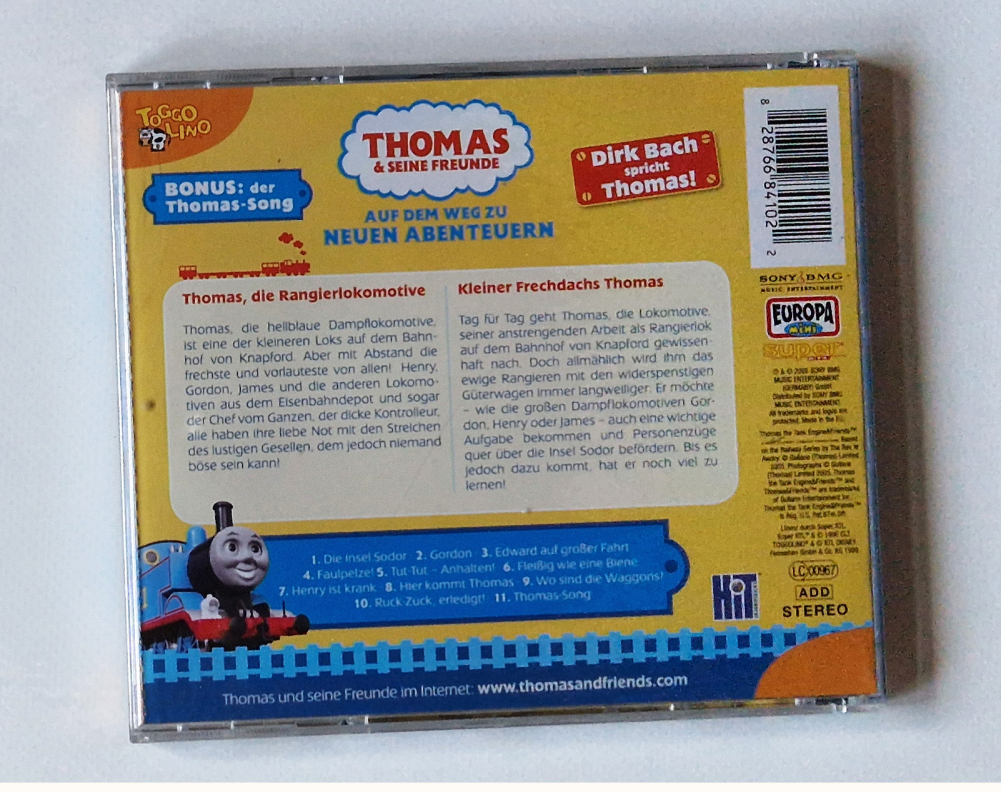 Thomas & seine Freunde – kleiner Frechdachs Thomas – 2 lustige Geschichten CD