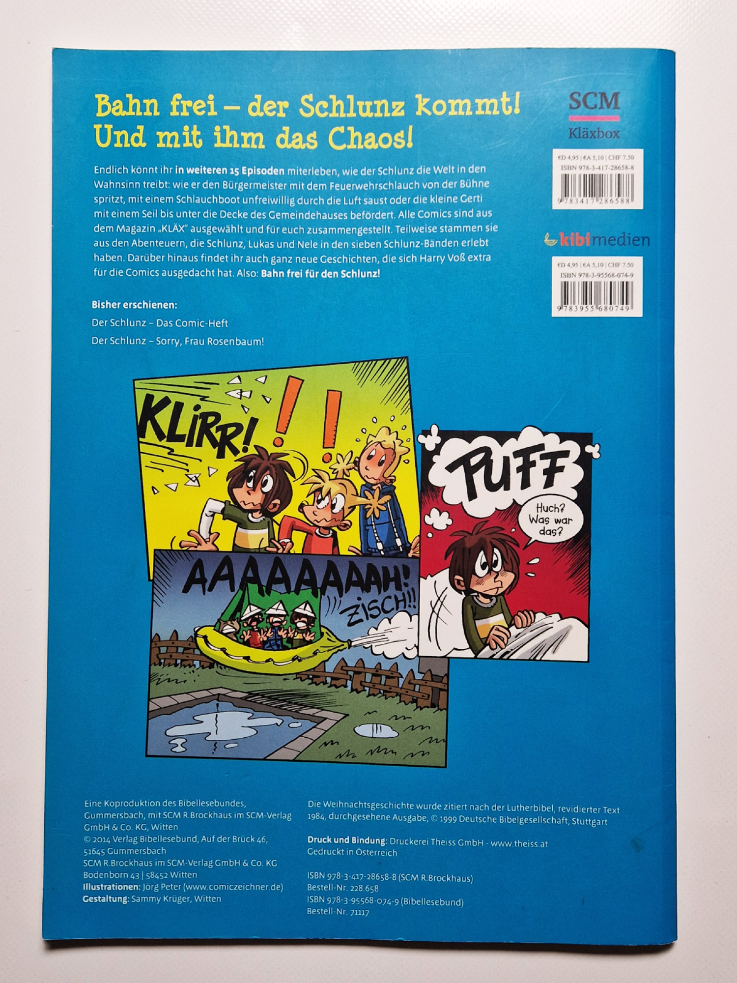 Der Schlunz – Bahn frei! – Harry Voß und Jörg Peter – Comic