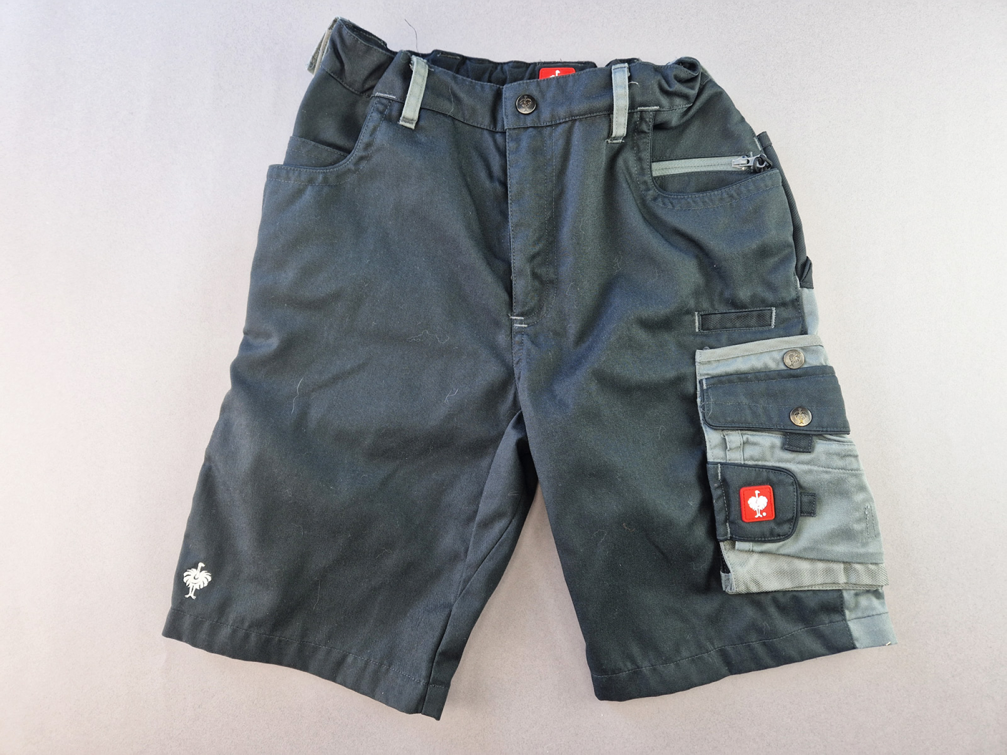 Arbeitshose kurz Gr. 146/152 Engelberth Strauss schwarz/grau