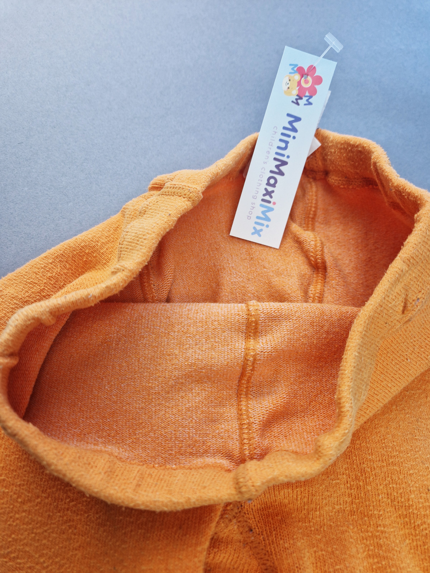 Strumpfhose Gr. 146/152 H&M orange mit Blumen