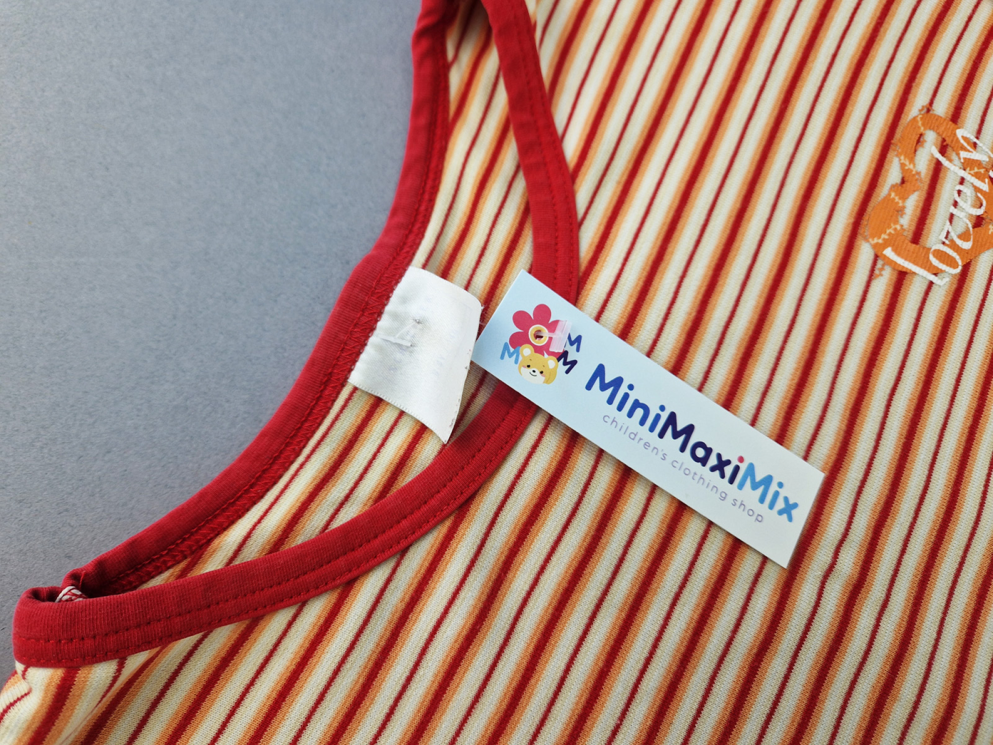 Langarmnachthemd Gr. 146/152 Schiesser orange/rot