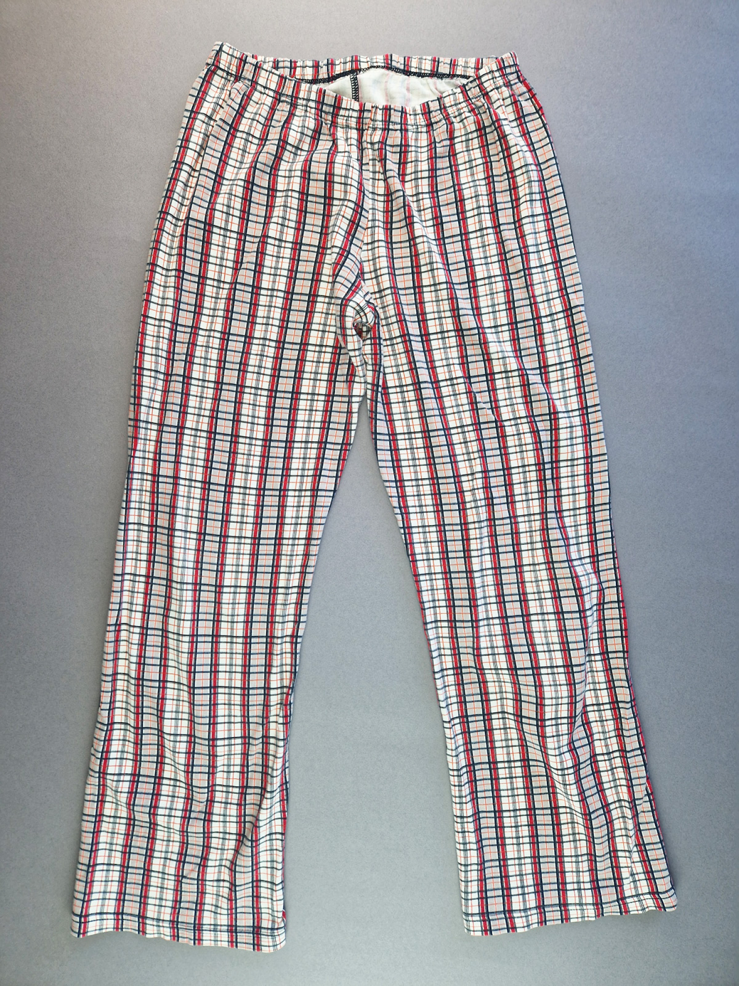 Schlafanzughose Gr. 152 Sanetta rot/schwarz/weiß kariert lang