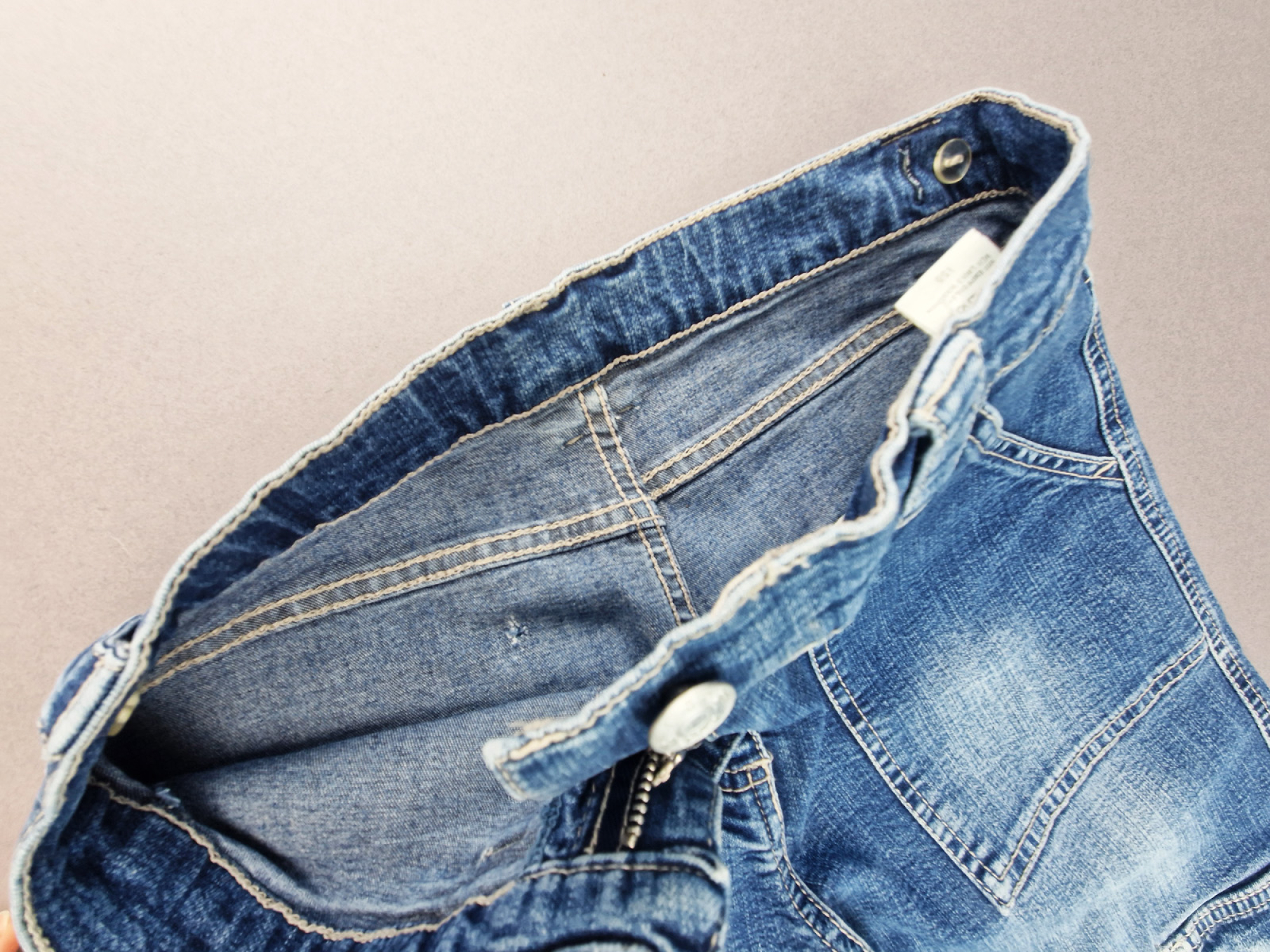 Stretch Cargojeans Gr. 158/164 Fitz blau mit vielen Taschen